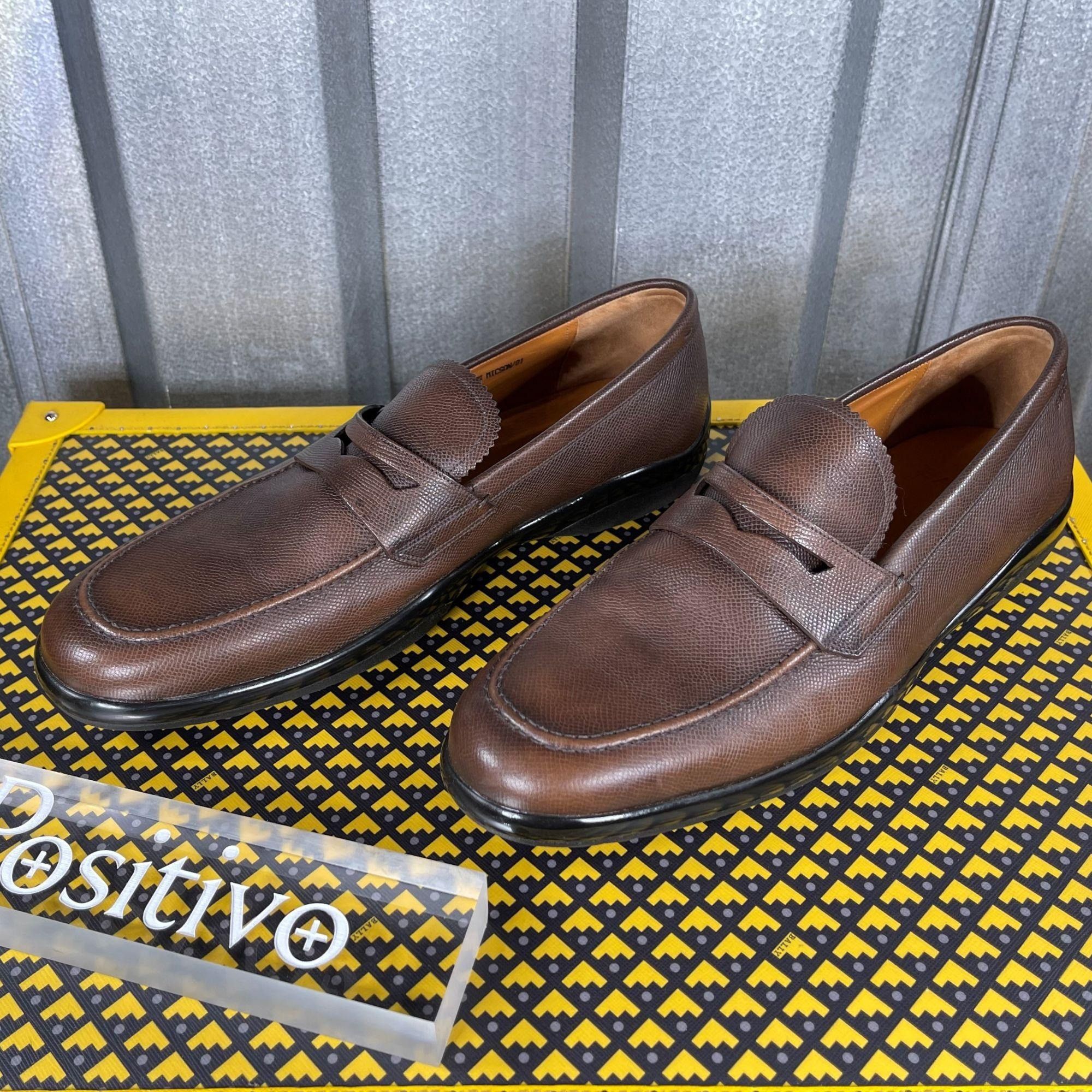 Bally Bally Micson Coffee Leather Loafers US 6 EEE Size US 6 / EU 39 - 2 Thumbnail
