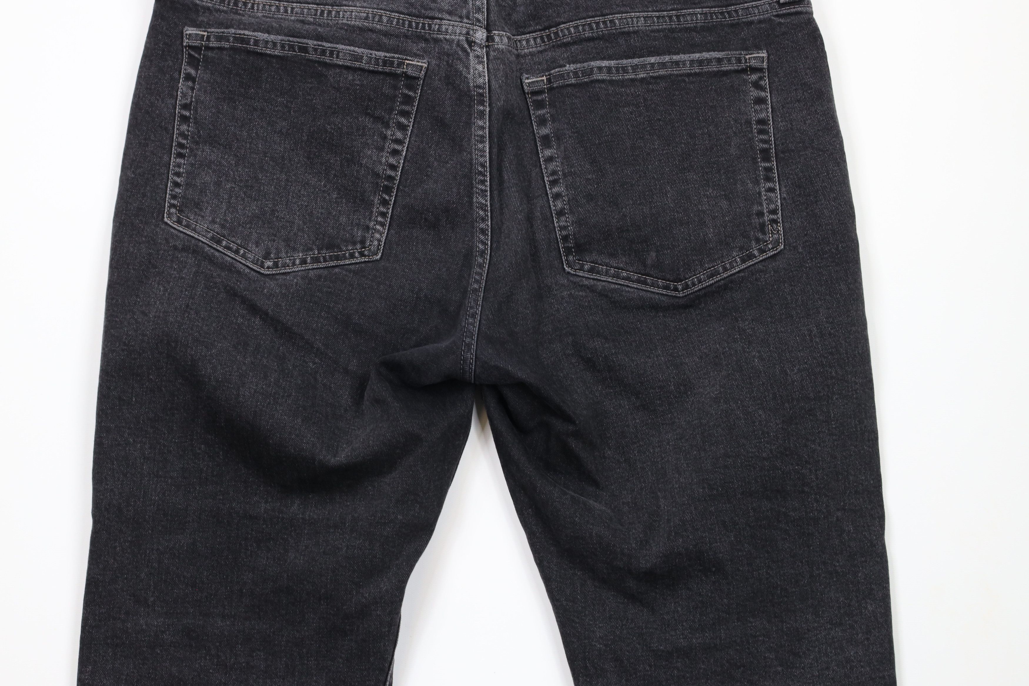 Madewell × Vintage Madewell Relaxed Fit Tapered Leg Stretch Denim Jeans Black Size US 34 / EU 50 - 11 Thumbnail