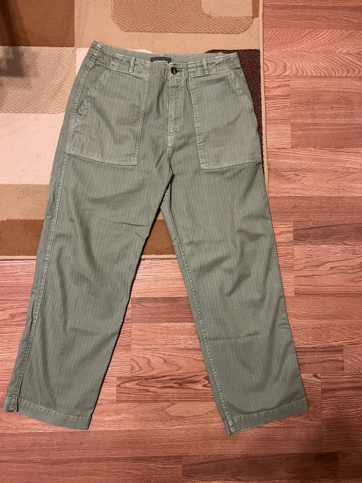 Ronning everyday fatigue pants オリーブ 32