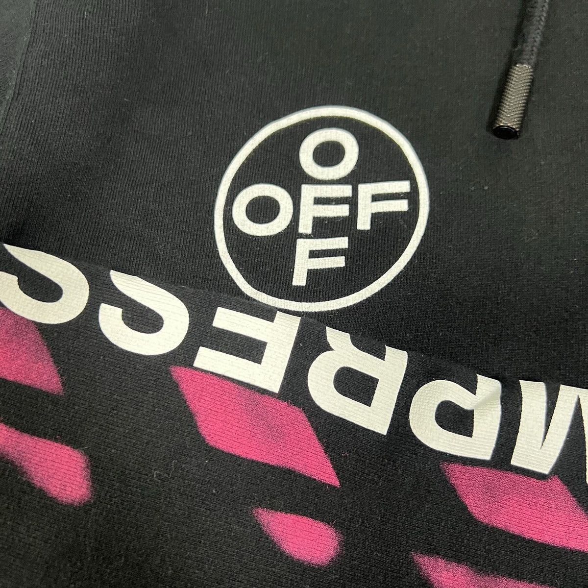 Off-White OFF-WHITE SS19 DIAG STENCIL HOODIE Size US S / EU 44-46 / 1 - 2 Thumbnail