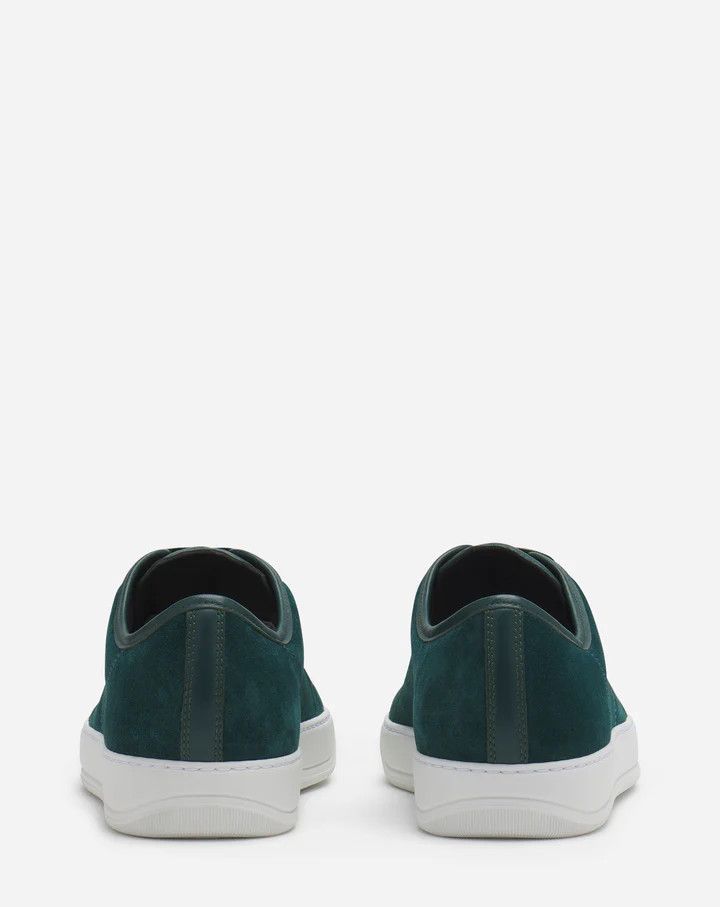Lanvin o1w1db11124 Leather And Suede Sneakers in Dark Green Size US 9 / EU 42 - 4 Thumbnail