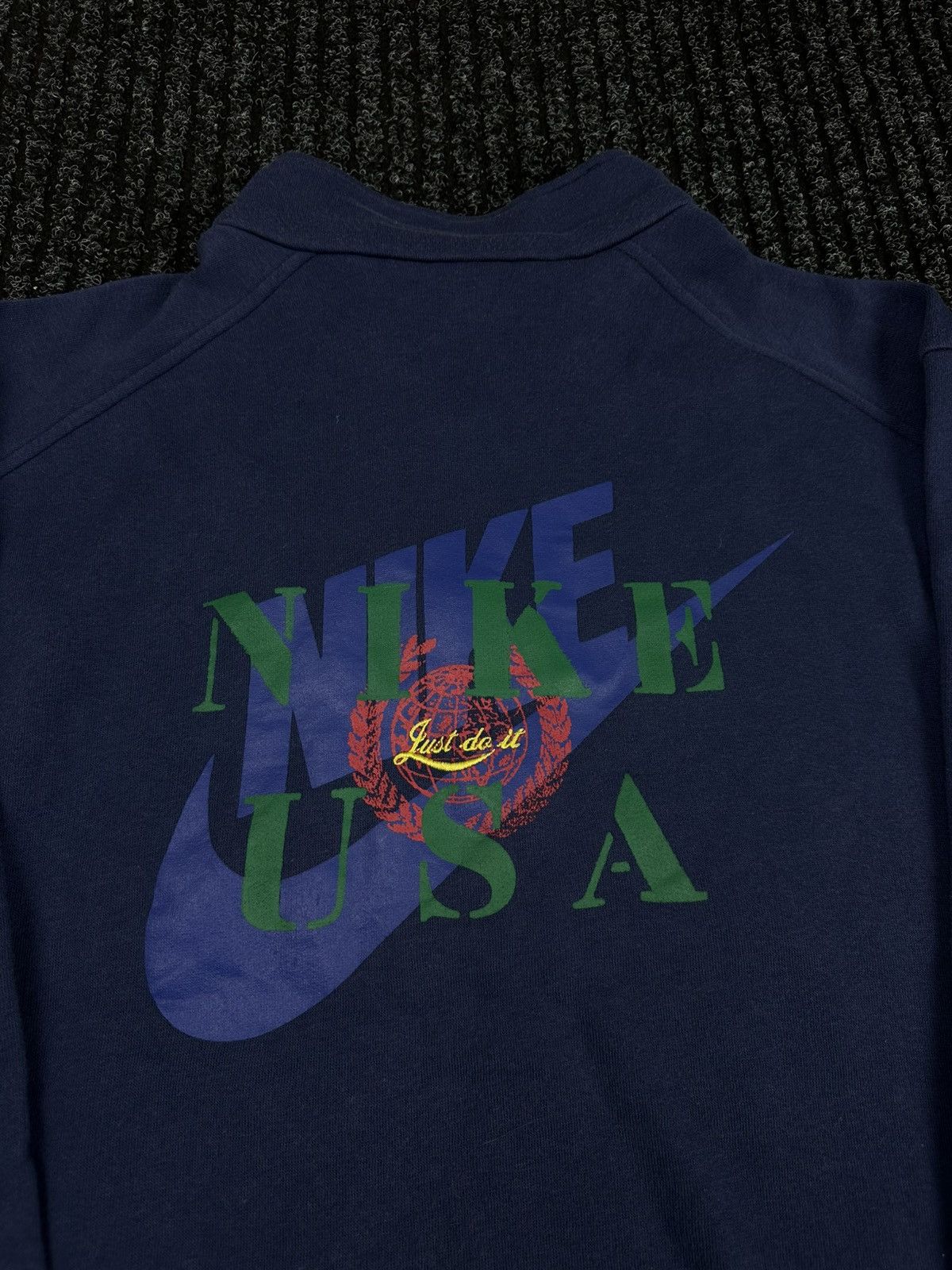 Nike Vintage 90s NIKE USA 1/4 zip Sweatshirt Streetwear Y2K Size US M / EU 48-50 / 2 - 3 Thumbnail