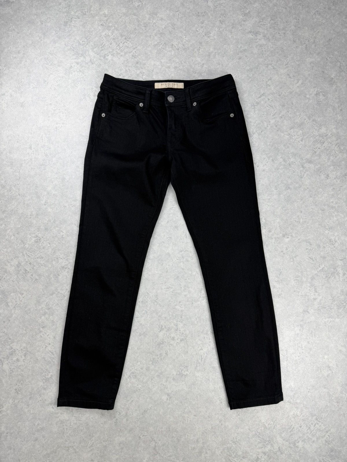 Burberry Burberry Brit Skinny Cropped Jeans Black W28 Size 28" / US 6 / IT 42 - 1 Thumbnail