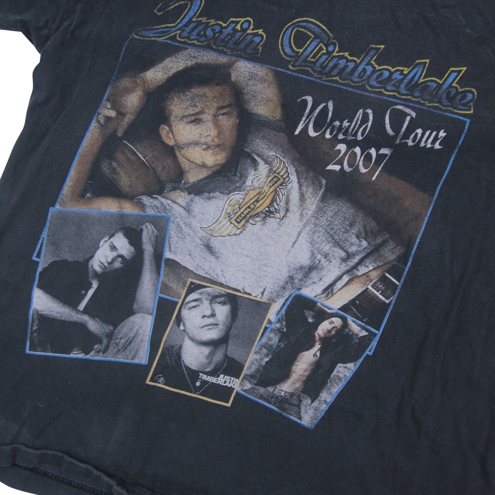 Rap Tees × Vintage Vintage Y2k 2007 Justin Timberlake Rap Tee Size US M / EU 48-50 / 2 - 2 Thumbnail