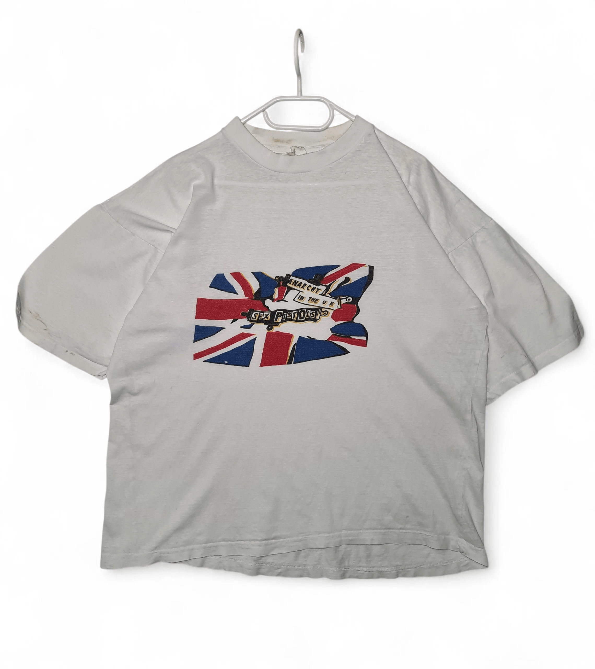 Band Tees 90s Vintage Sex Pistols Anarchy in UK Promo Tshirt Size US L / EU 52-54 / 3 - 1 Thumbnail