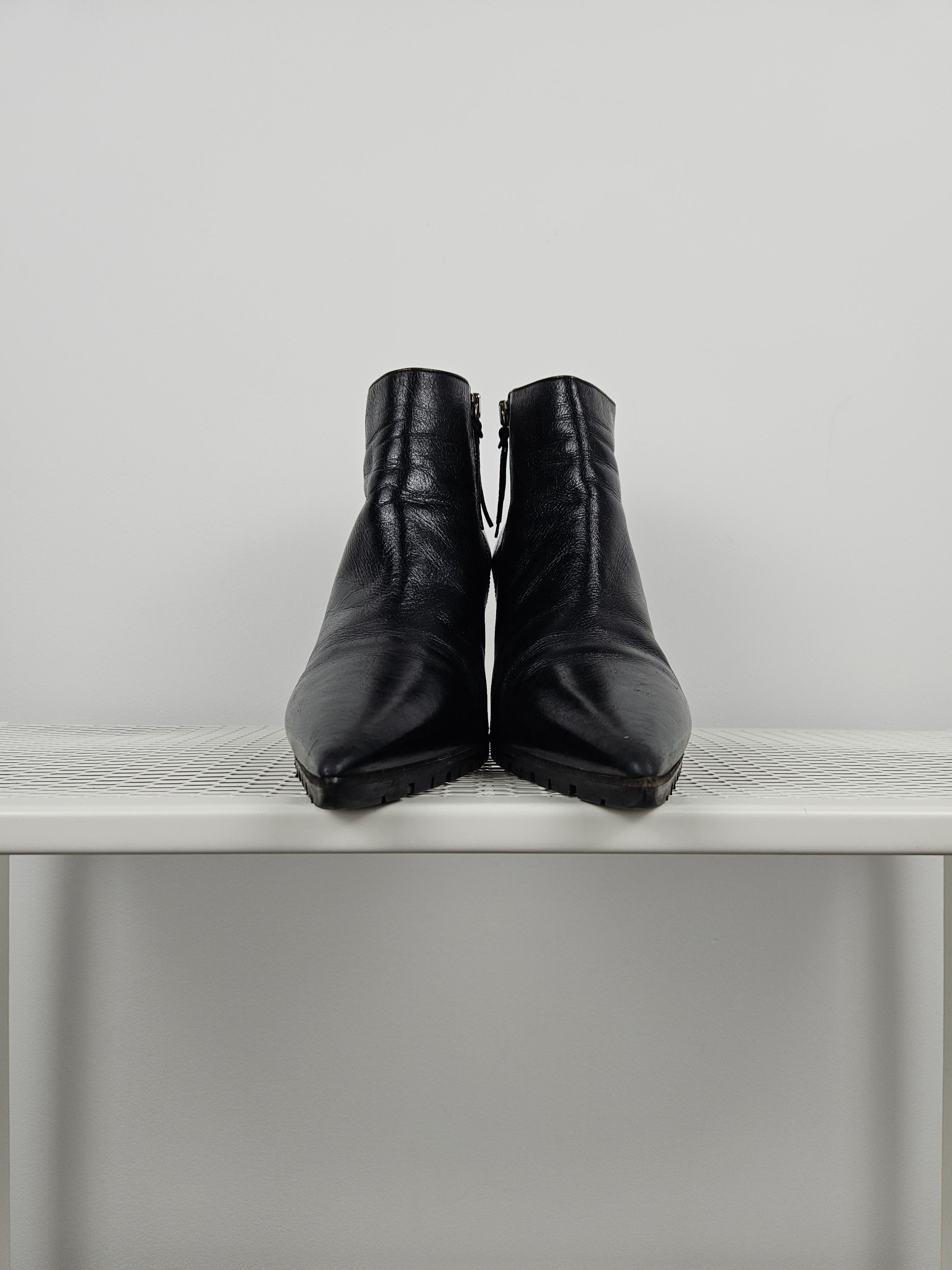 Miu Miu Miu Miu stiletto high heel ankle boots notched sole Size US 8.5 / IT 38.5 - 9 Thumbnail