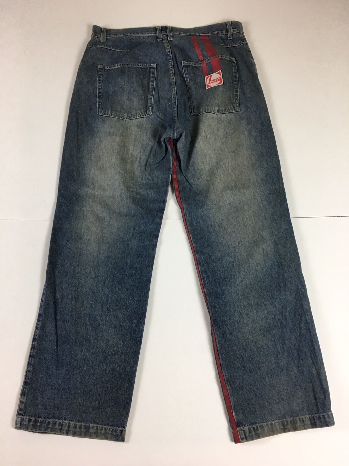 Rusty Vintage Rusty Red Line Loose Fit Jeans Size US 36 / EU 52 - 7 Thumbnail