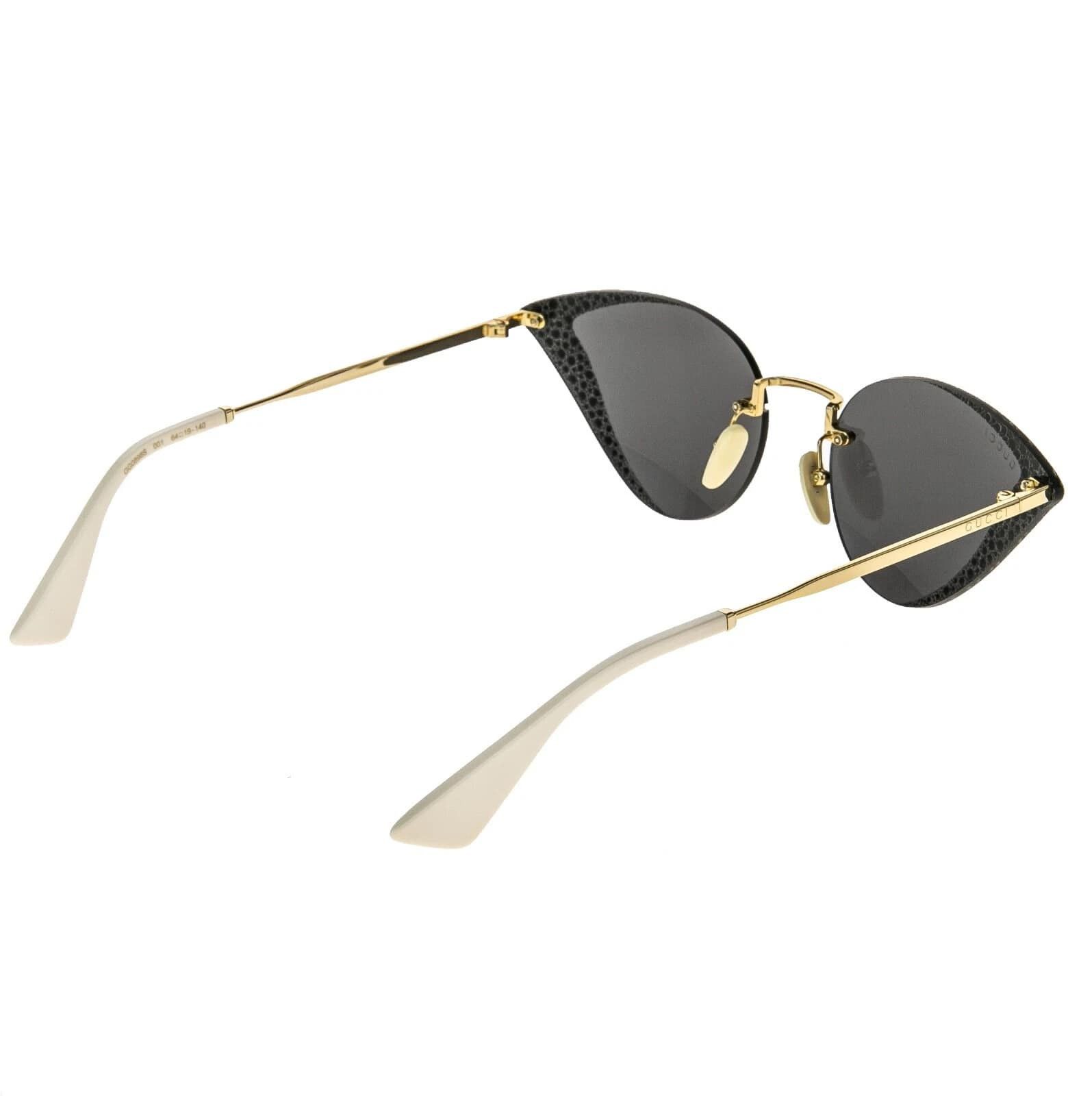 Gucci GUCCI Gg0898S Hollywood Forever 0898 Gold 001 Sunglasses Size ONE SIZE - 7 Thumbnail