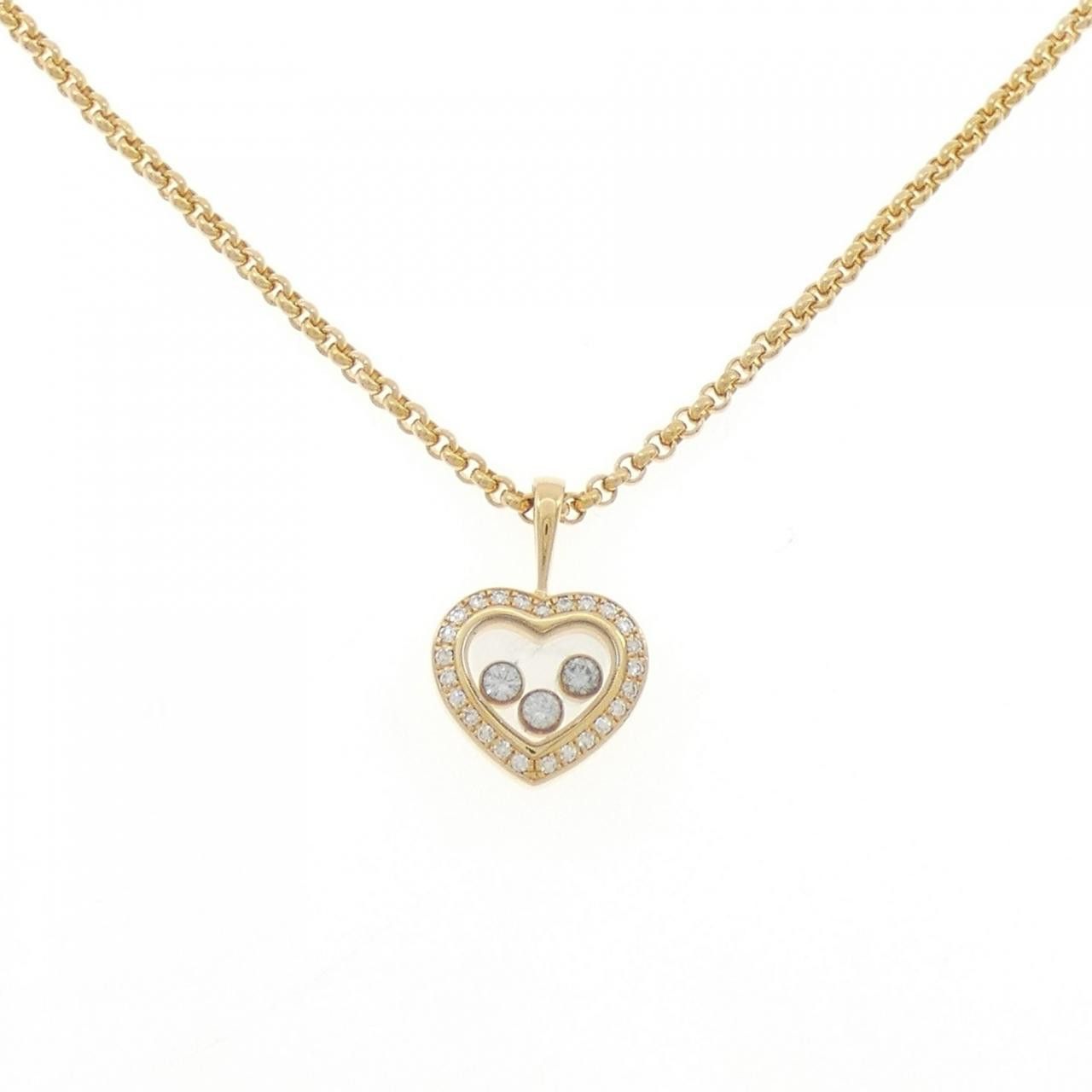 Chopard Chopard Chopard 18K Yellow Gold Diamond Necklace Precious Metal Necklace 79/4502-20 DUTY FREE for USA Size ONE SIZE - 1 Thumbnail