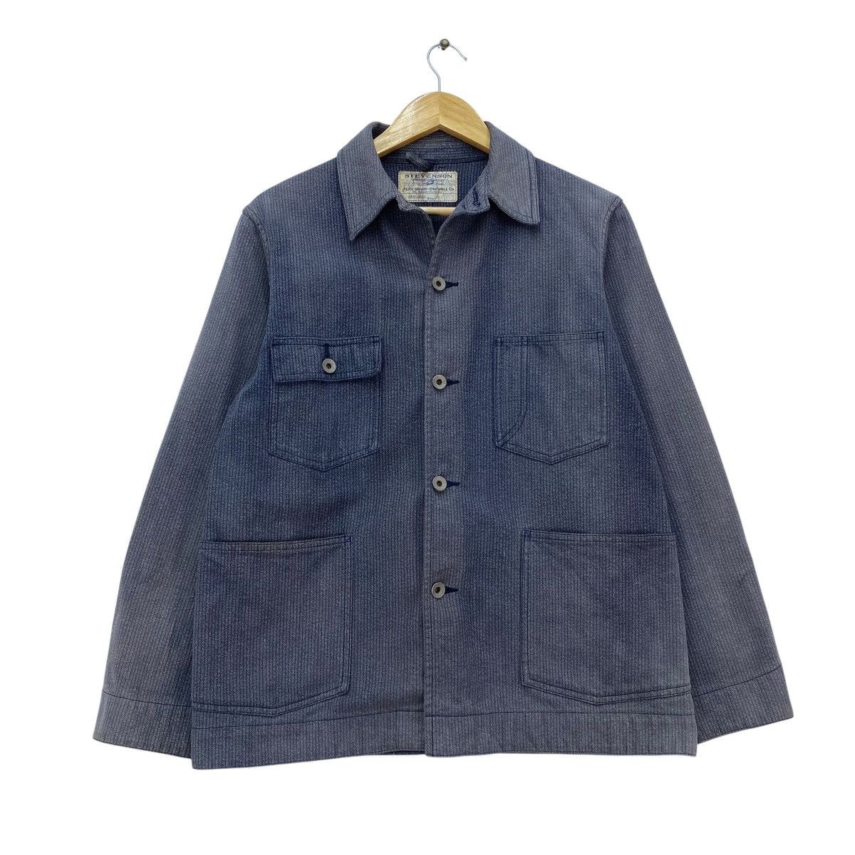 Stevenson Overall Co. 🔥 Vintage Faded Stevenson Overall Co. Workwear Jacket Size US S / EU 44-46 / 1 - 1 Thumbnail