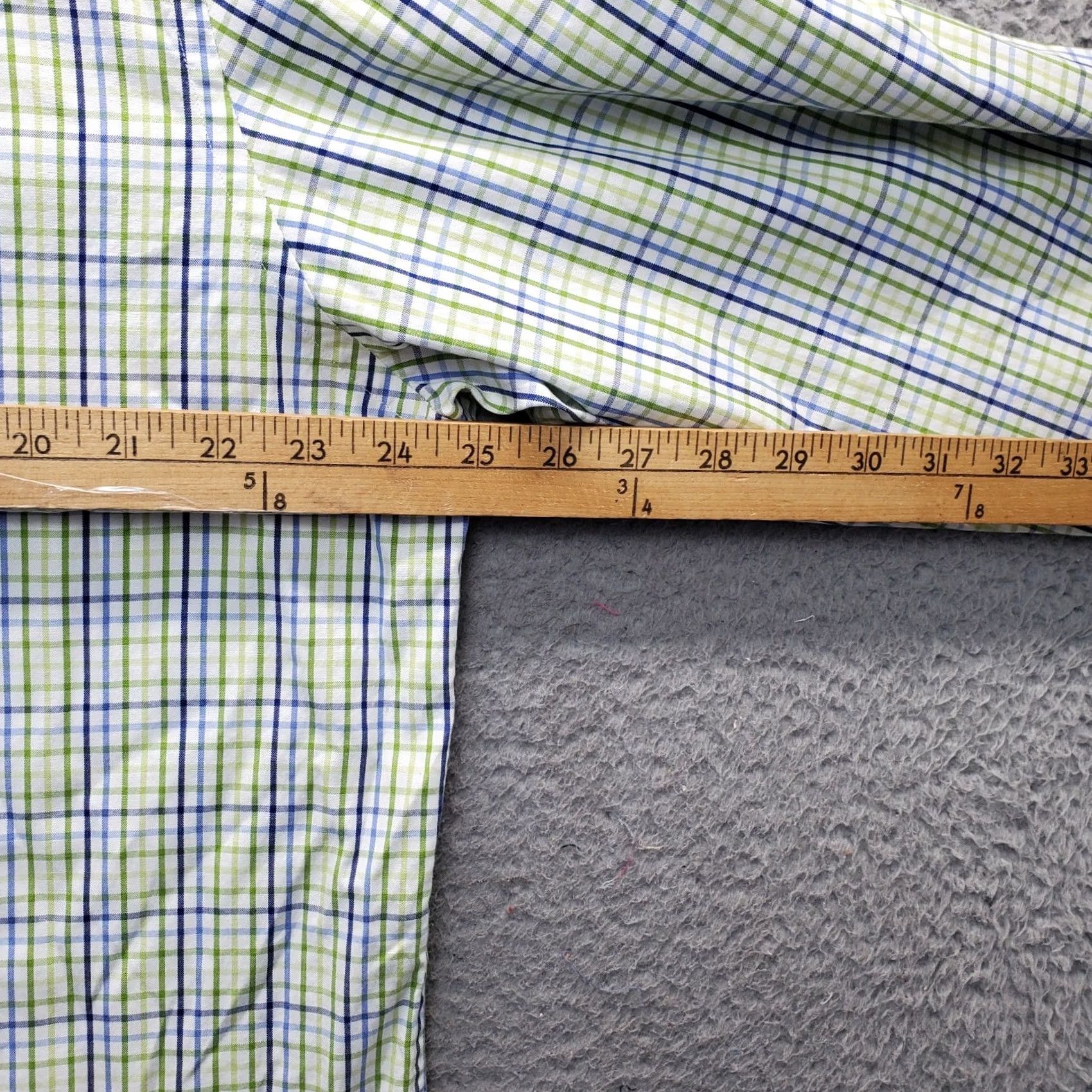 Banana Republic Banana Republic Dress Shirt Mens XL Multi Plaid Long Sleeve Collared Button Up Size 46R - 6 Thumbnail
