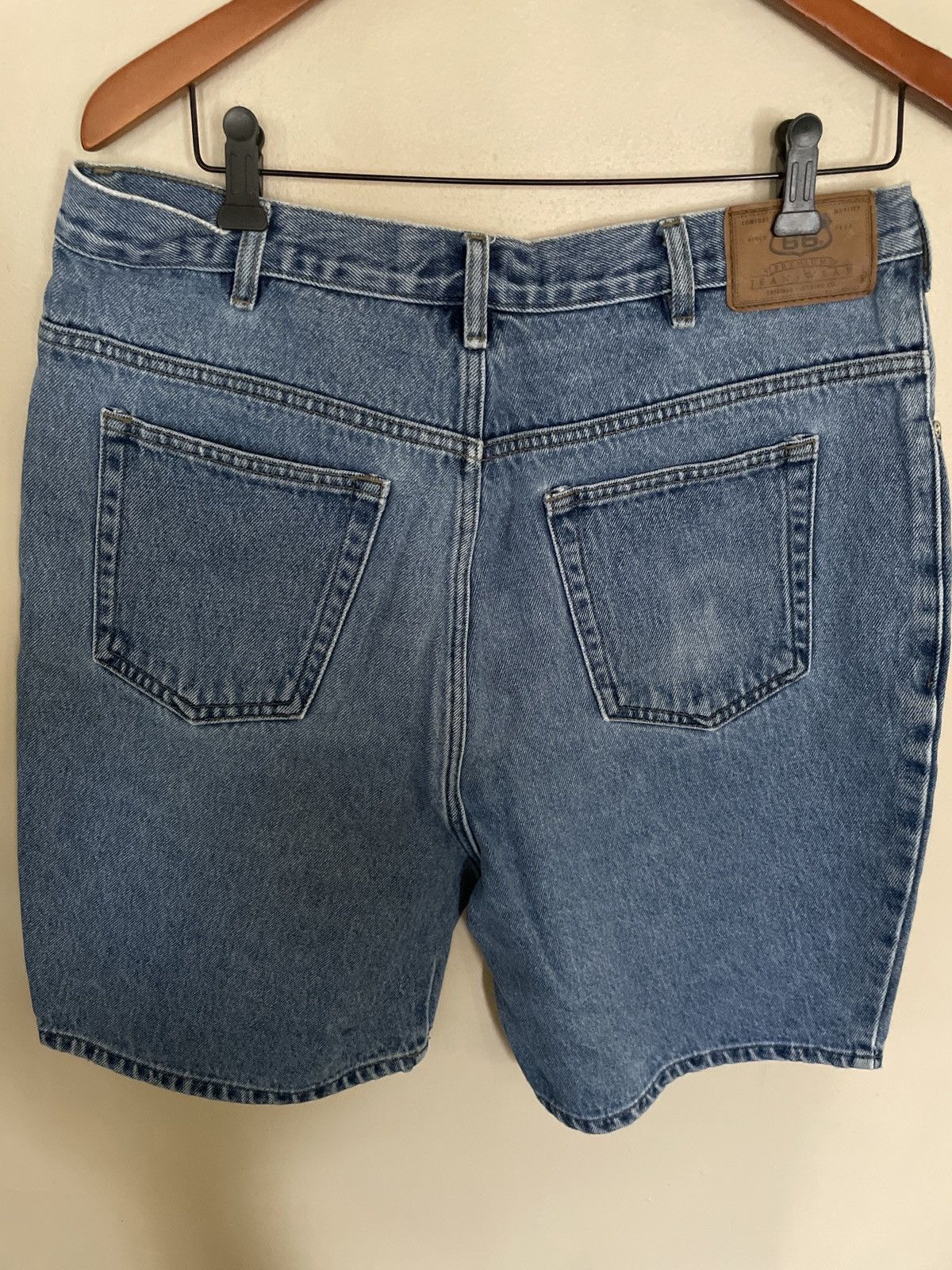 Route 66 × Vintage Route 66 Jean Denim Shorts Jorts Skater relaxed fit vintage Size US 36 / EU 52 - 4 Thumbnail