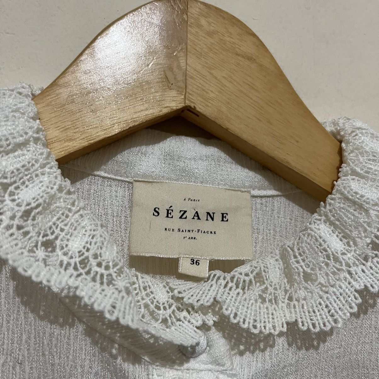 Sezane Sezane lace blouse Size XS / US 0-2 / IT 36-38 - 3 Thumbnail