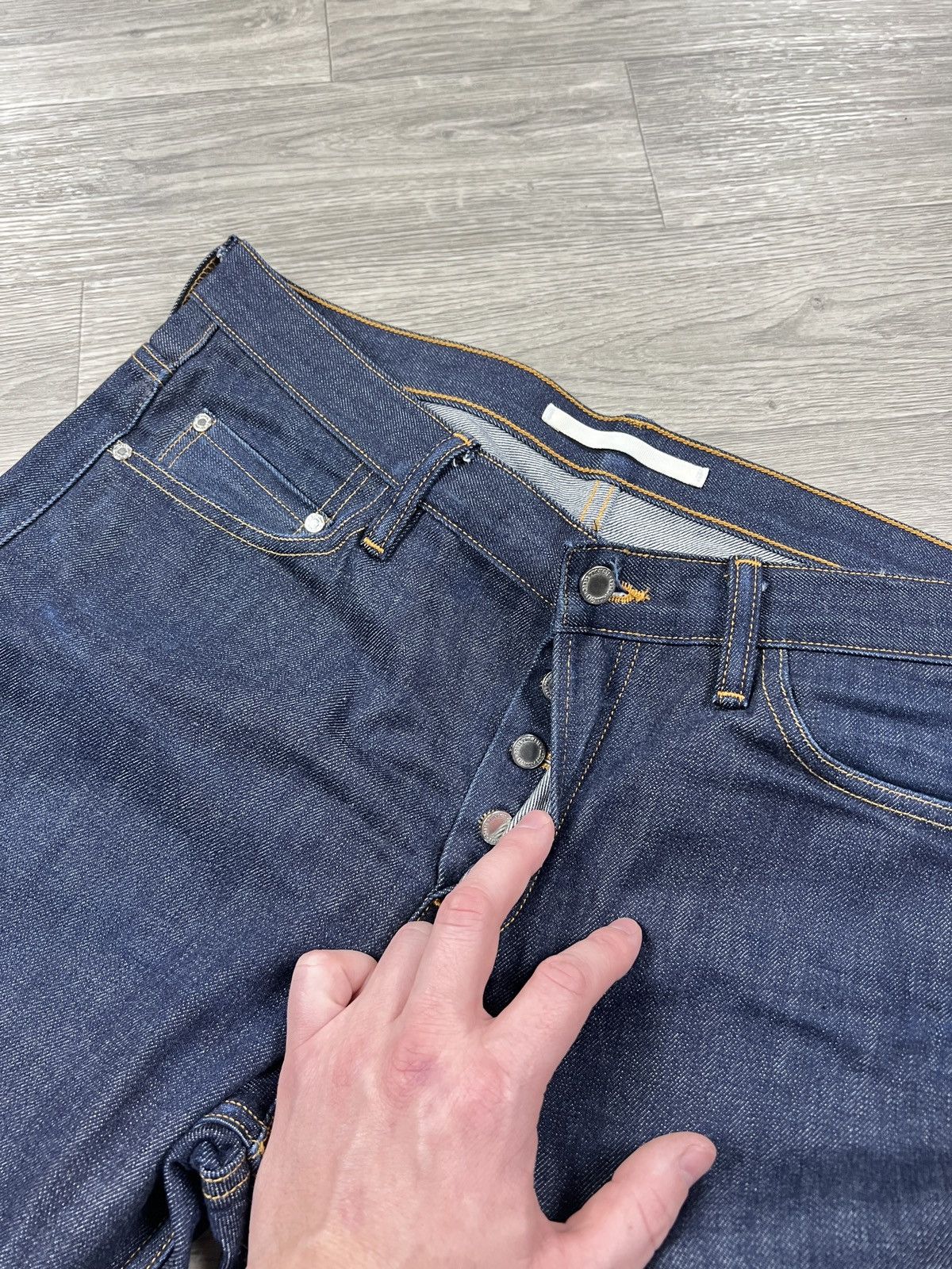 Norse Projects Norse Projects Slim Selvedge Denim Raw Indigo Size 32/32 Size US 32 / EU 48 - 5 Thumbnail