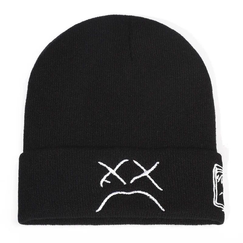 Other Winter Embroidery Beanie Knitted Hat Size ONE SIZE - 2 Thumbnail