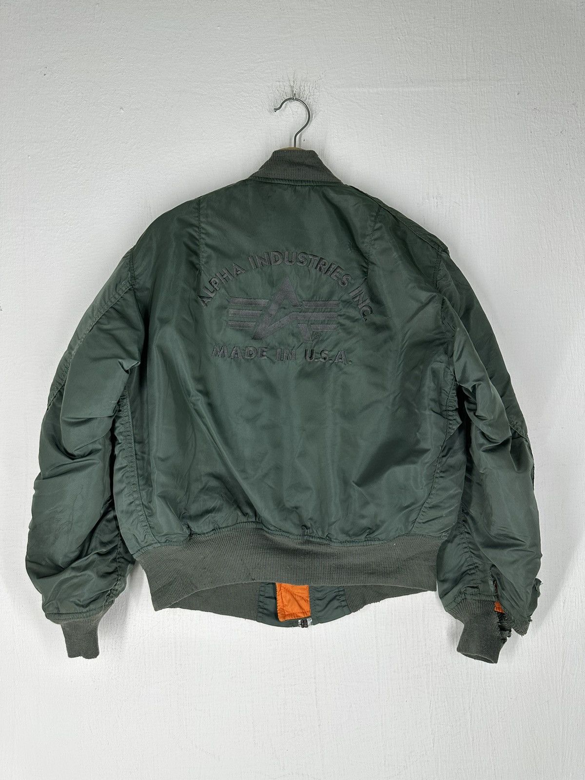 Alpha Industries Vintage Alpha Industries Embroidered Bomber Jacket Size US M / EU 48-50 / 2 - 10 Thumbnail