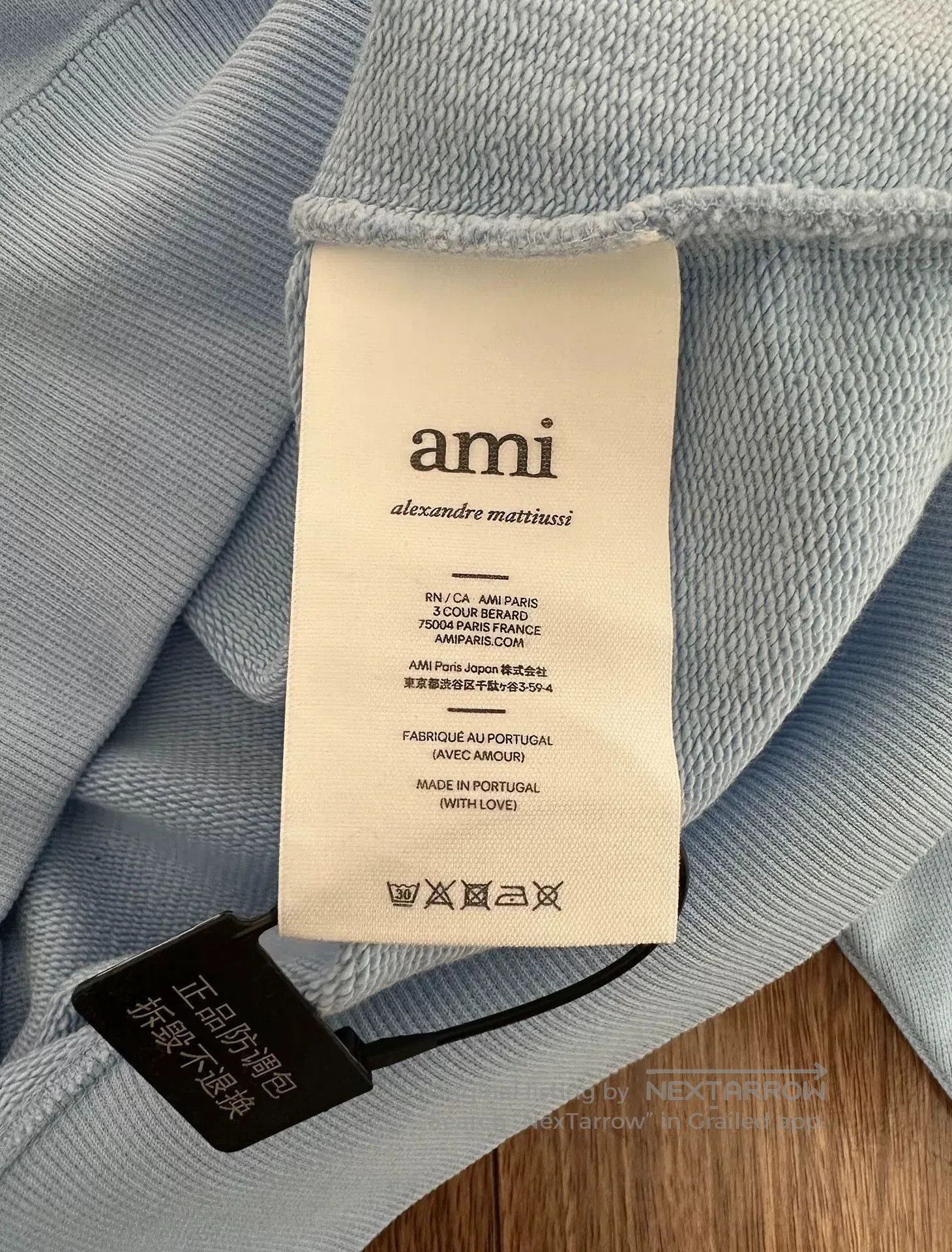 AMI AMI DE COEUR Sweatshirt with Logo Embroidery. Size US XXL / EU 58 / 5 - 4 Thumbnail