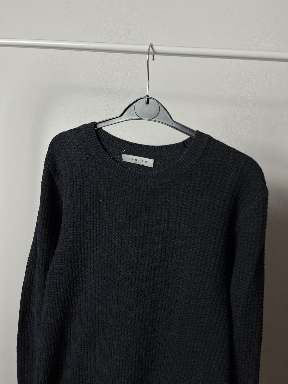 Sandro Sandro Men’s Classic waffle knit sweater Size US M / EU 48-50 / 2 - 2 Thumbnail