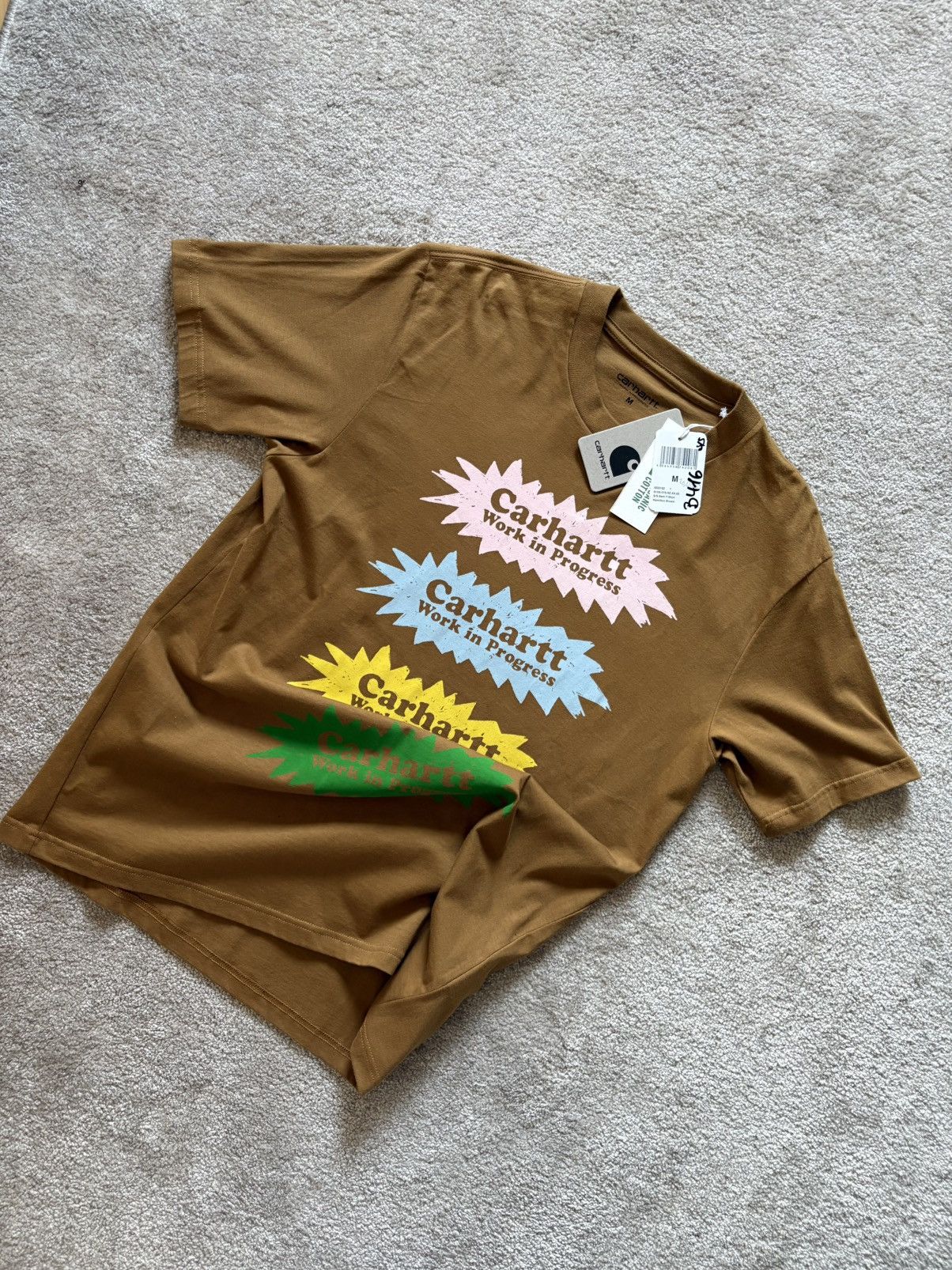 Carhartt Wip Carhartt WIP S/S Bam T-Shirt – Hamilton Brown / Size M Size US M / EU 48-50 / 2 - 1 Thumbnail