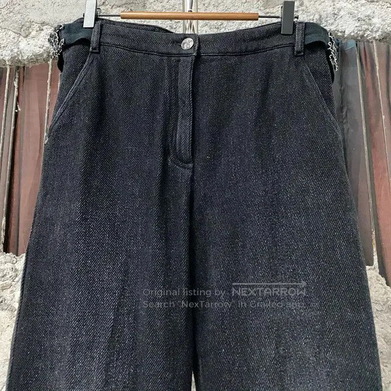 Chanel Chanel Men's Fall Casual Pants in Dark Gray . Size US 32 / EU 48 - 3 Thumbnail