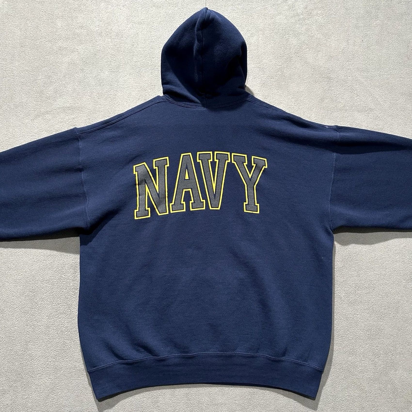 Soffe VINTAGE Soffe Navy Sweatshirt Mens XL Blue USA Pullover Fleece Pockets Lasting All Seasons Sweatshirt Mens XL Blue USA Size US XL / EU 56 / 4 - 2 Thumbnail