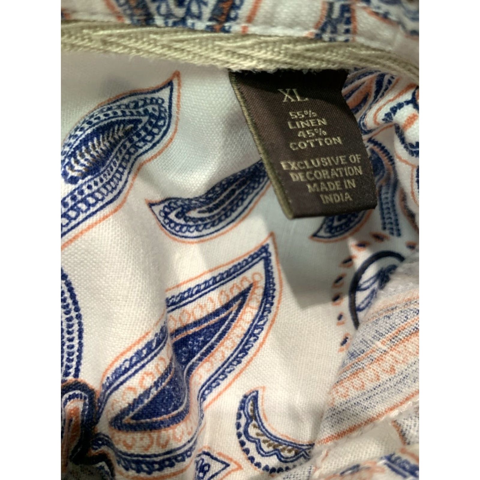 Tasso Elba TASSO ELBA Men's Floral Button-Up Shirt Size XL Multicolor Casual Lightweight Breathable Size US XL / EU 56 / 4 - 7 Thumbnail