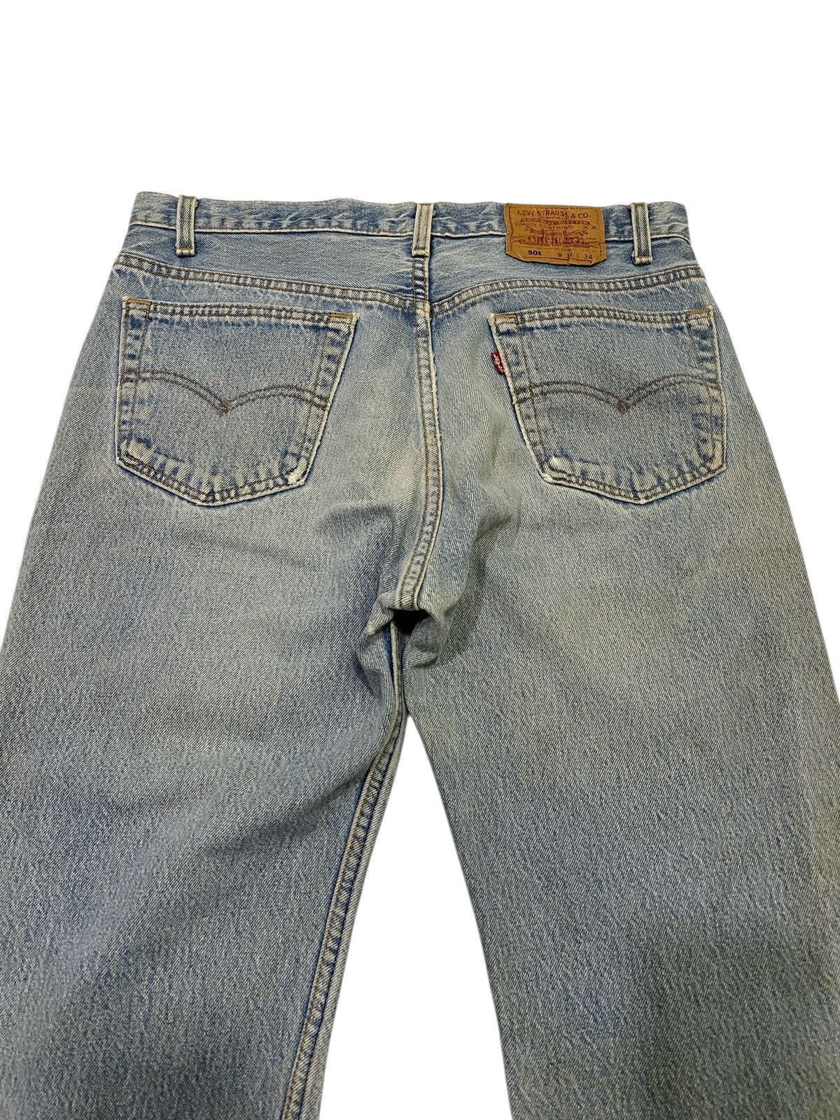 Levi's Vintage Levis 501 distressed grunge style jeans Size US 34 / EU 50 - 7 Thumbnail