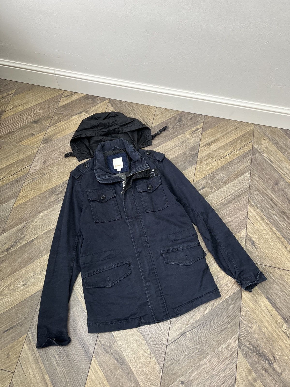 Diesel × Vintage Vintage Diesel Archival Navy Jacket Size US M / EU 48-50 / 2 - 2 Thumbnail