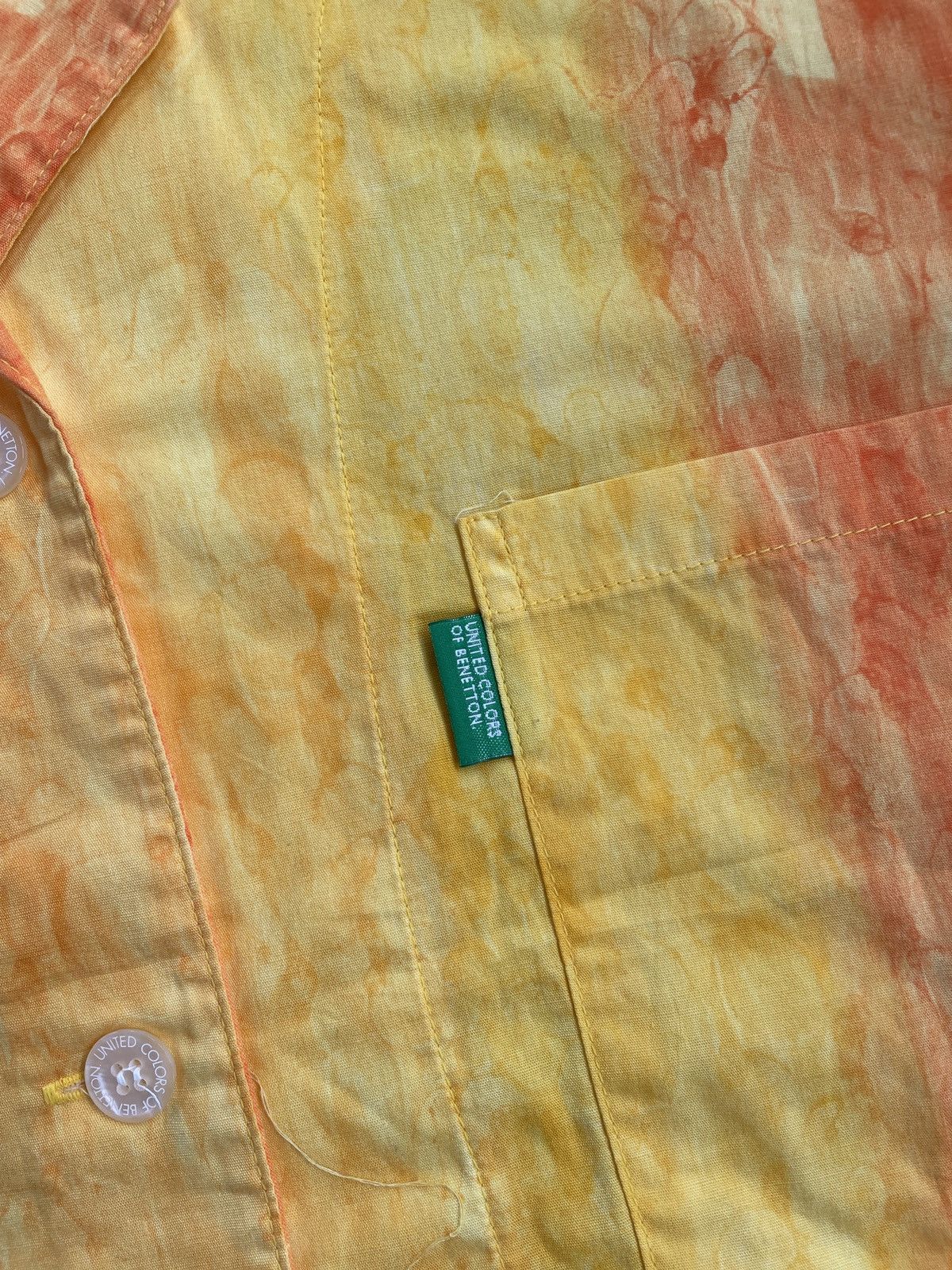 Benetton × United Colors Of Benetton BENETTON MARBLE SHIRT Size US L / EU 52-54 / 3 - 3 Thumbnail