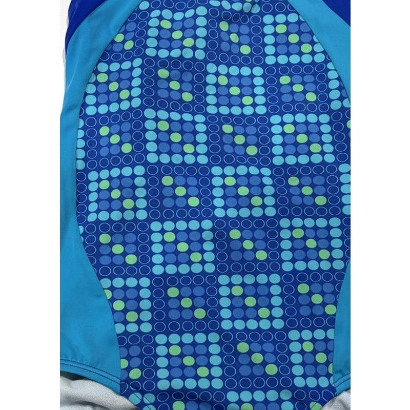 Speedo SPEEDO Polka Dot Racerback One-Piece Swimsuit Sz 14 Size ONE SIZE - 4 Thumbnail