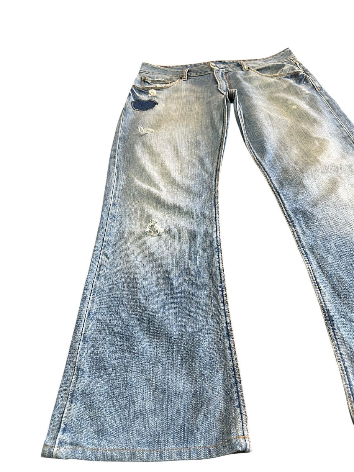 4GSELLER × Volcom Vintage Volcom Flare Distressed Denim Size US 33 - 4 Thumbnail