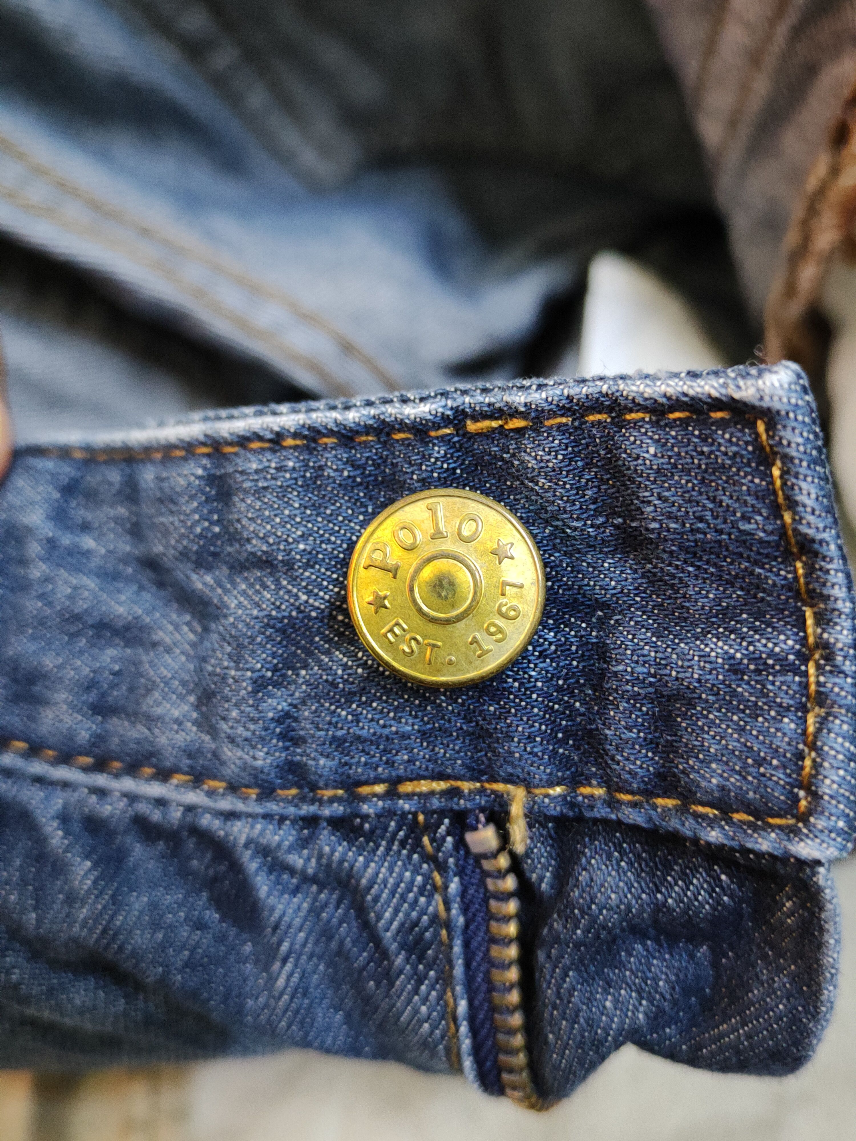 Polo Ralph Lauren Polo Ralph Lauren skater Blue Distressed ripped Denim #S1593 Size US 27 - 16 Thumbnail