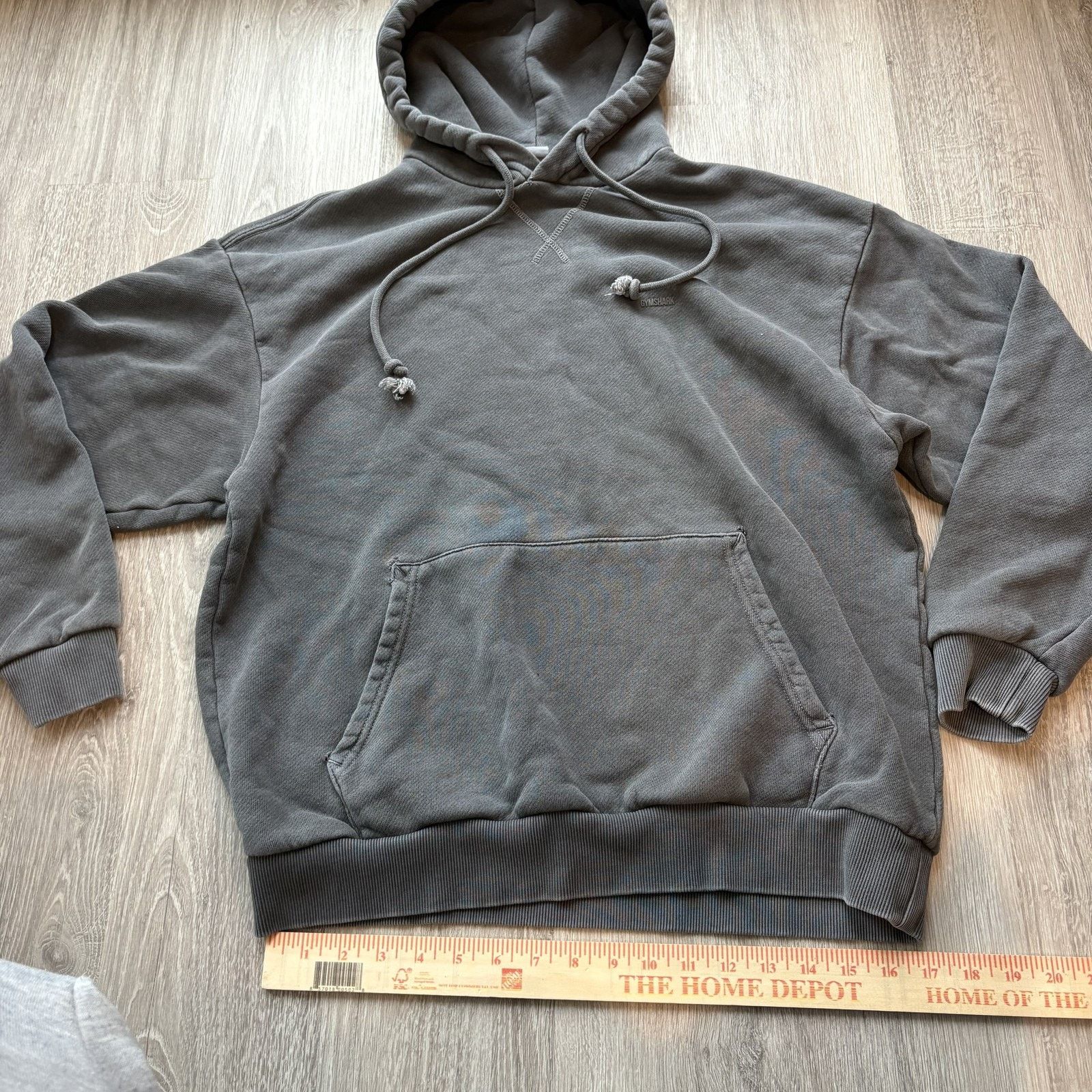 Gymshark Gymshark Women's Hoodie Oversized Washed Charcoal Grey S Size S / US 4 / IT 40 - 7 Thumbnail