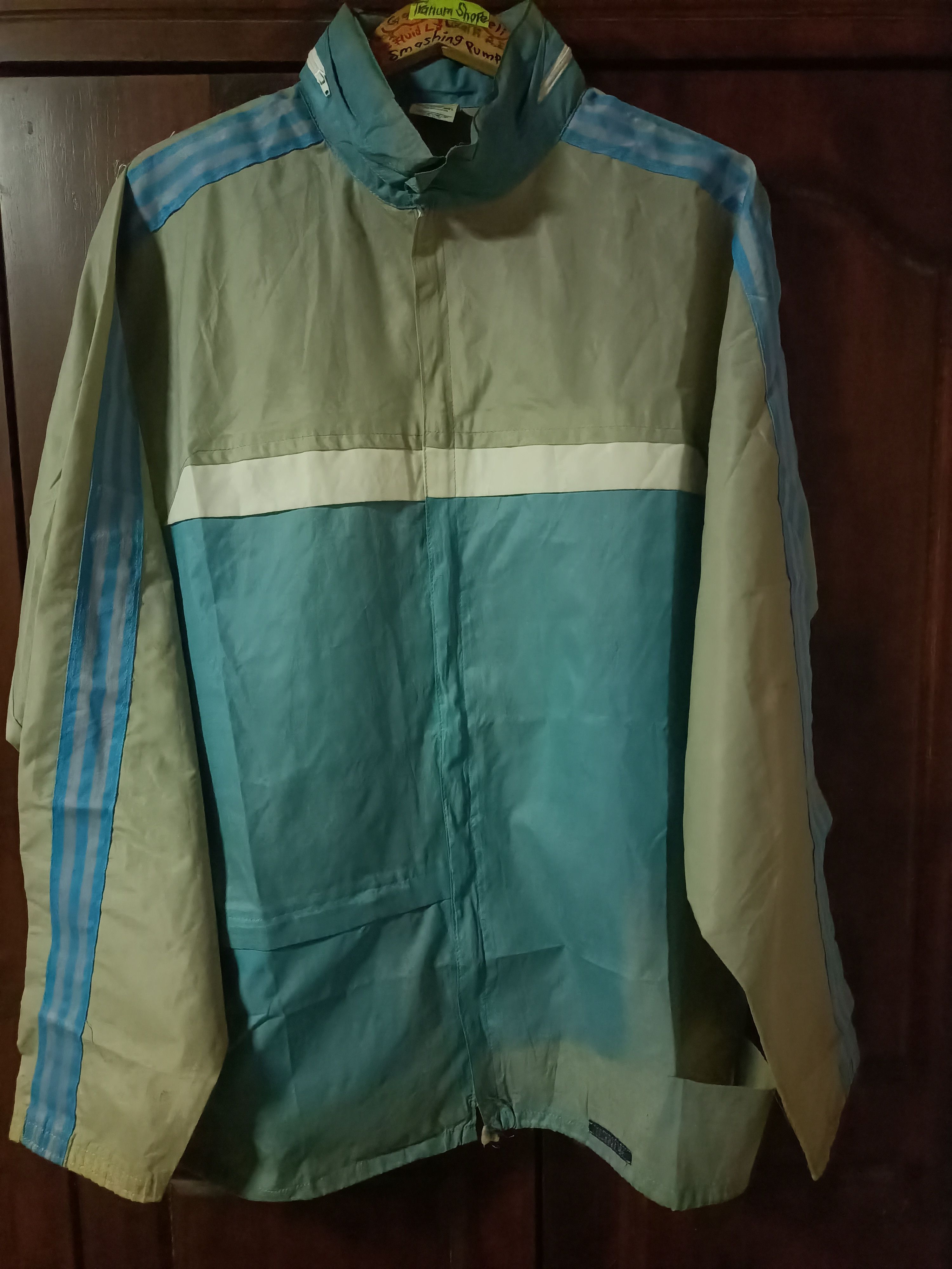 Adidas × Vintage Vintage Windbreaker Ventex Tunisia For Men Size US L / EU 52-54 / 3 - 1 Thumbnail