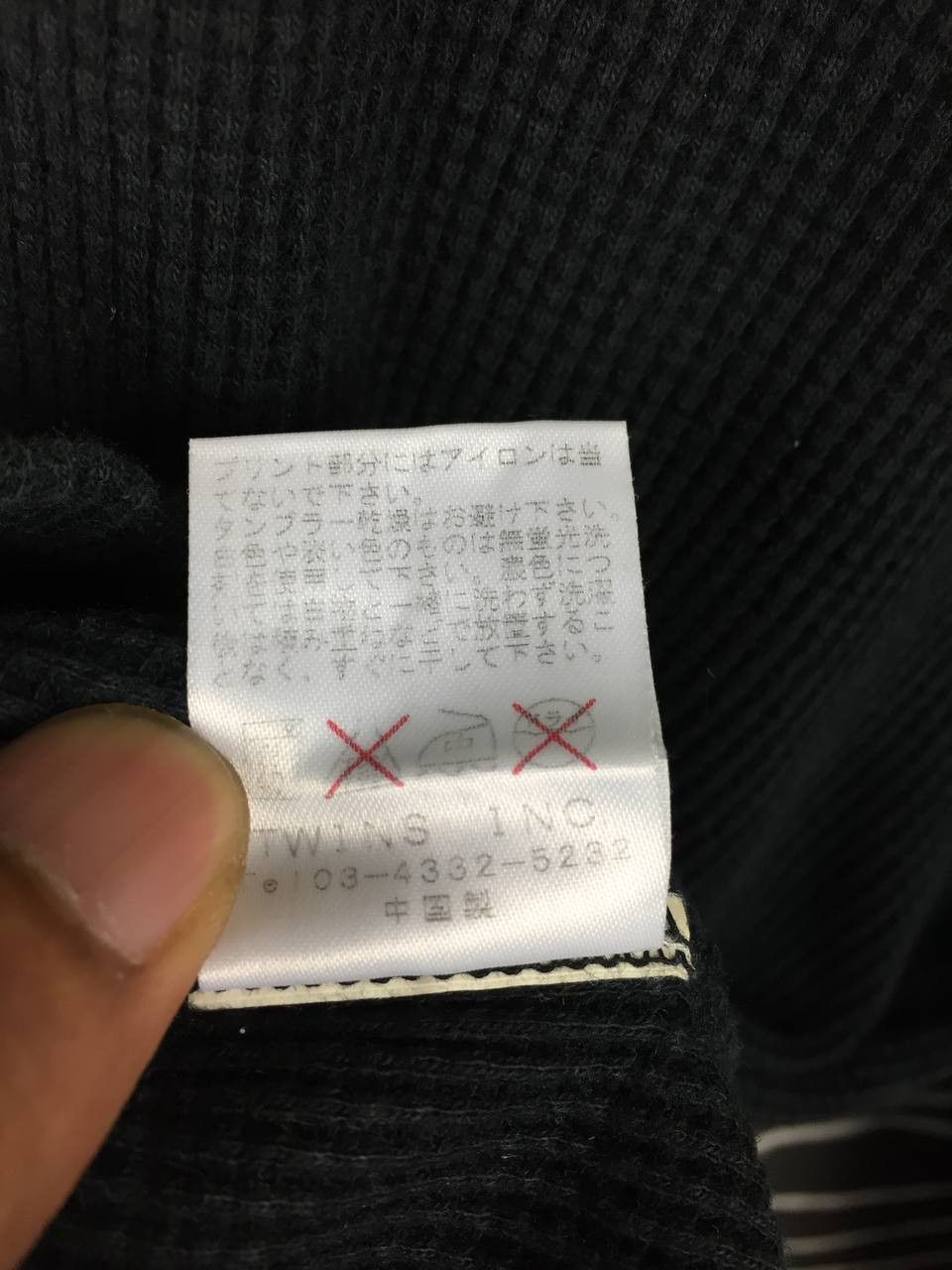 Japanese Brand Acoustic Japan Devil’s Motor Garage Waffle Knit Thermal Tee Size US M / EU 48-50 / 2 - 9 Thumbnail