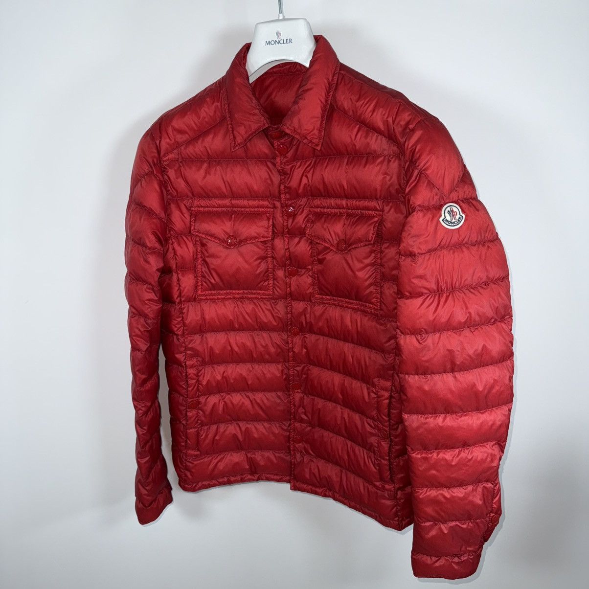 Moncler Moncler Gregoire Men’s Down Puffer Jacket Size 2 (S) Red Size US S / EU 44-46 / 1 - 2 Thumbnail