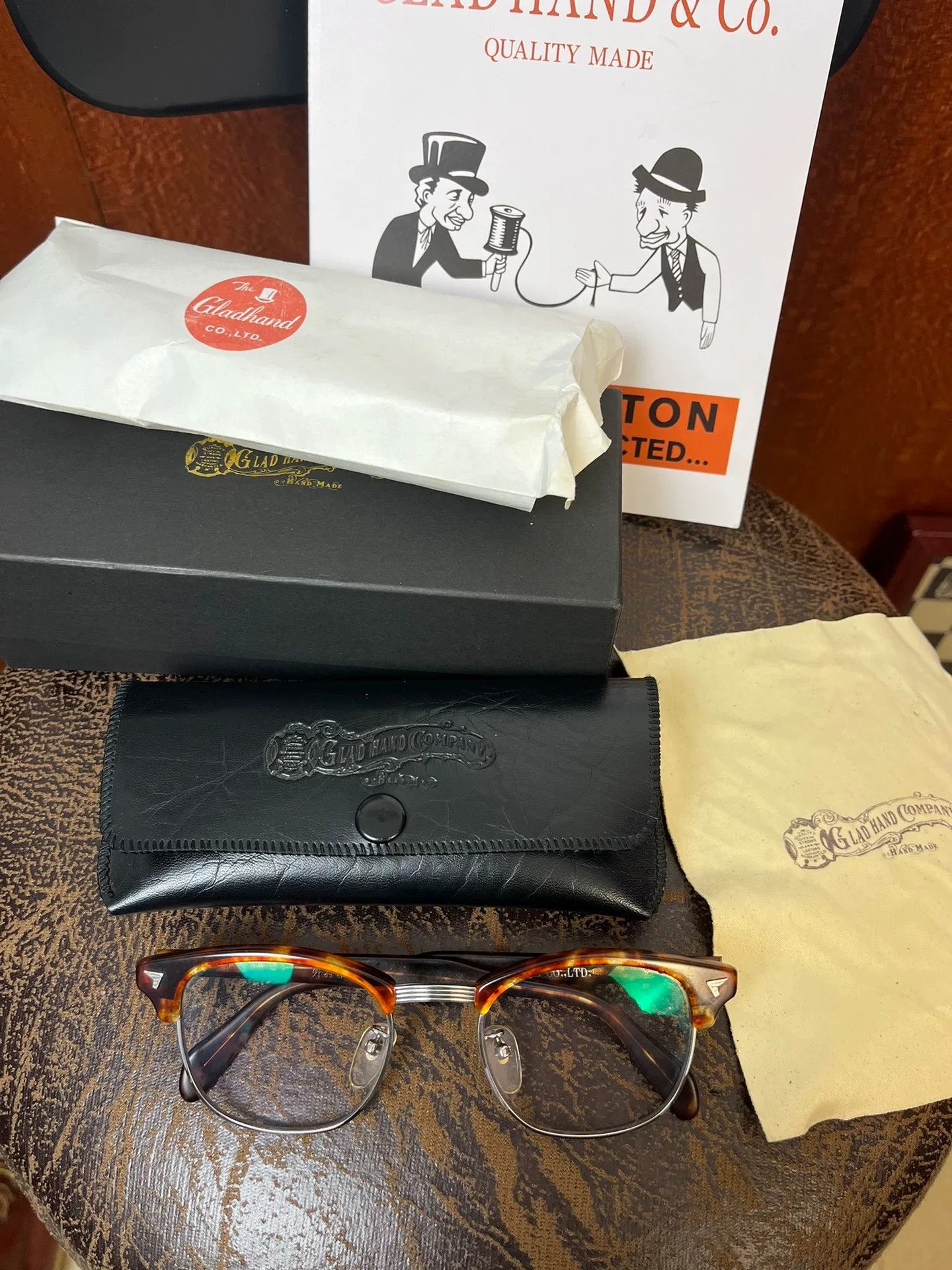 Japanese Brand Gladhand & Masahiko Niwa Eyeglasses Size ONE SIZE - 1 Thumbnail