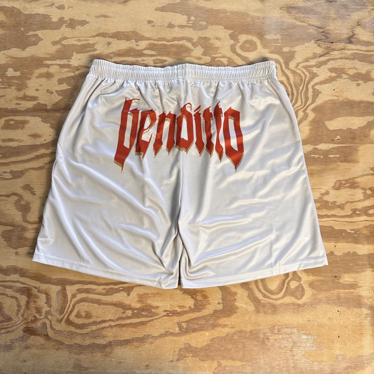 Other RARE BENDITTO Skull Mesh Shorts XXL Streetwear Grail Size US 38 / EU 54 - 4 Thumbnail