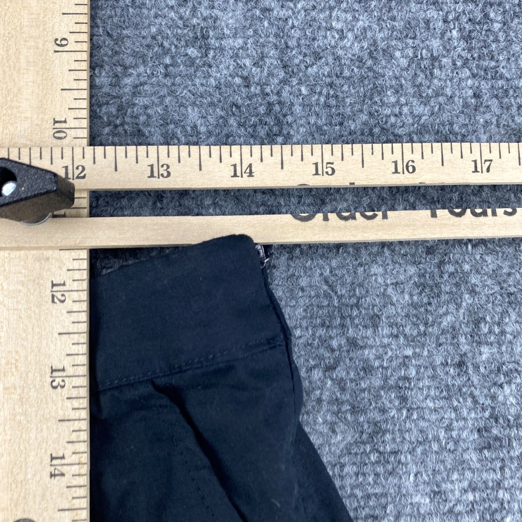 Anthropologie VINTAGE Anthropologie Skirt Womens M Black Pleated A-Line Mini Button Side Zip Size 32" / US 10 / IT 46 - 6 Thumbnail