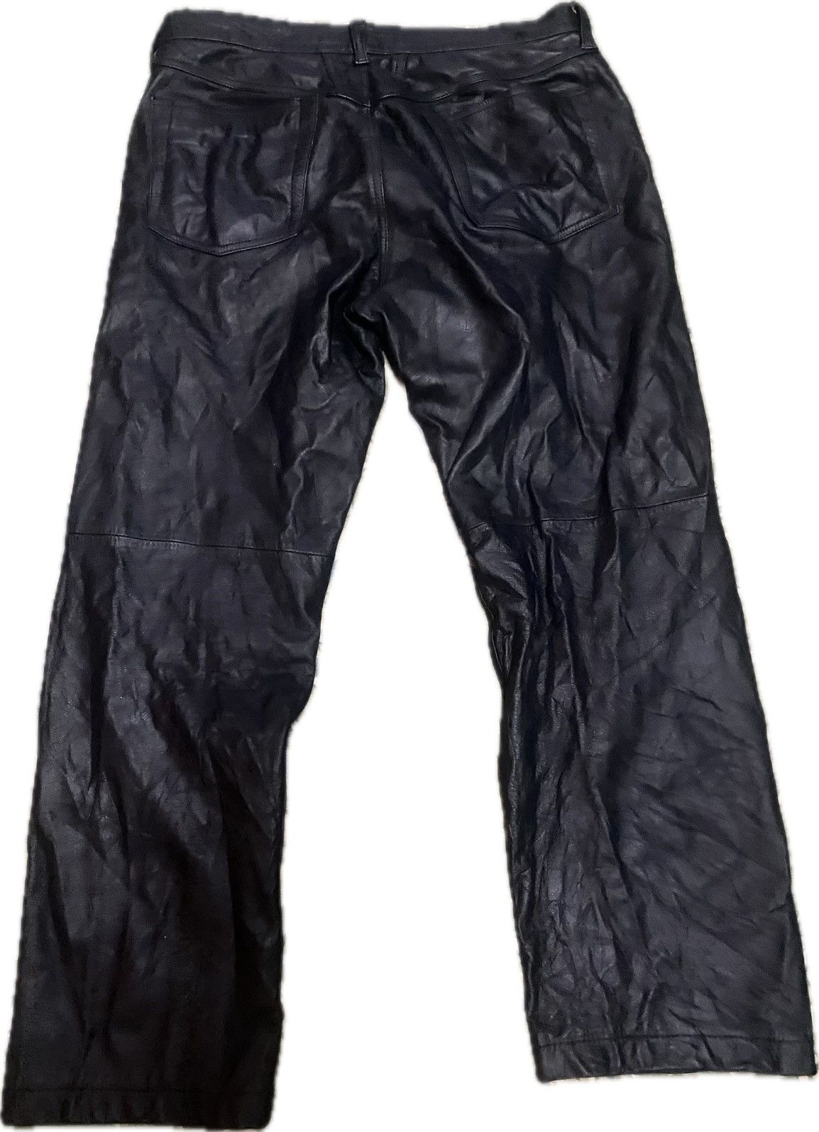 Marithe + Francois Girbaud Marithe Francios Girbaud Rocker style leather pants Size US 34 / EU 50 - 2 Thumbnail