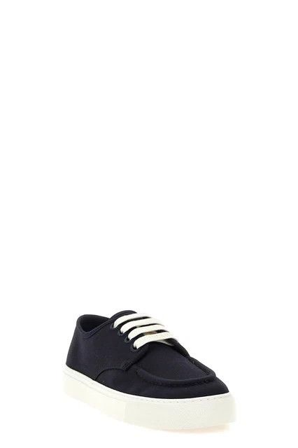 Prada PRADA Blue Cotton Sneakers New And Authentic Size US 5.5 / EU 38 - 2 Thumbnail