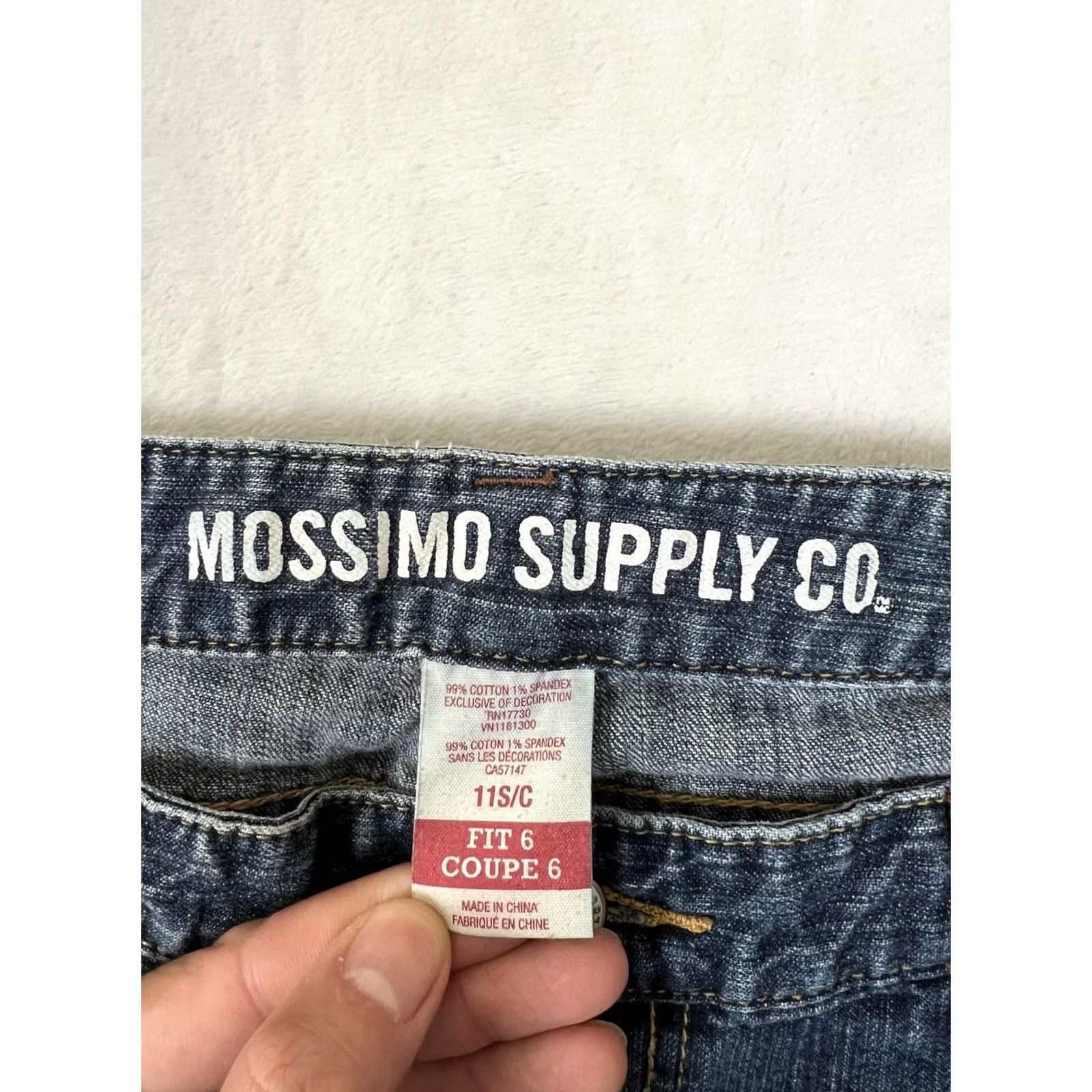 Mossimo Mossimo Supply Co. Jeans Bootcut Women’s 11S Blue Low Rise Stretch Denim Size 32" / US 10 / IT 46 - 5 Thumbnail