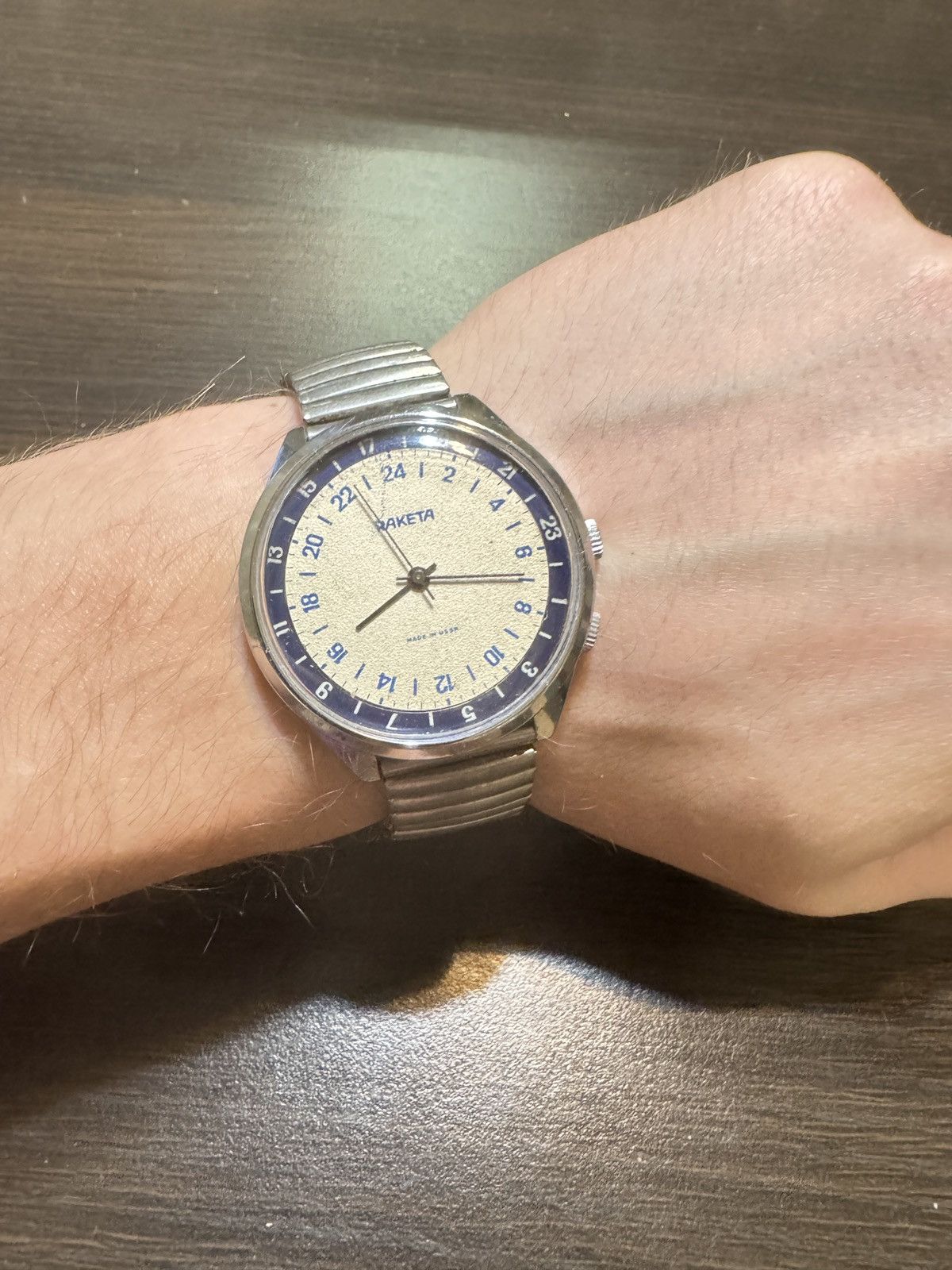 Vintage Raketa Polar Expedition to Antartica Soviet Vintage Watch Size 30 - 2 Thumbnail