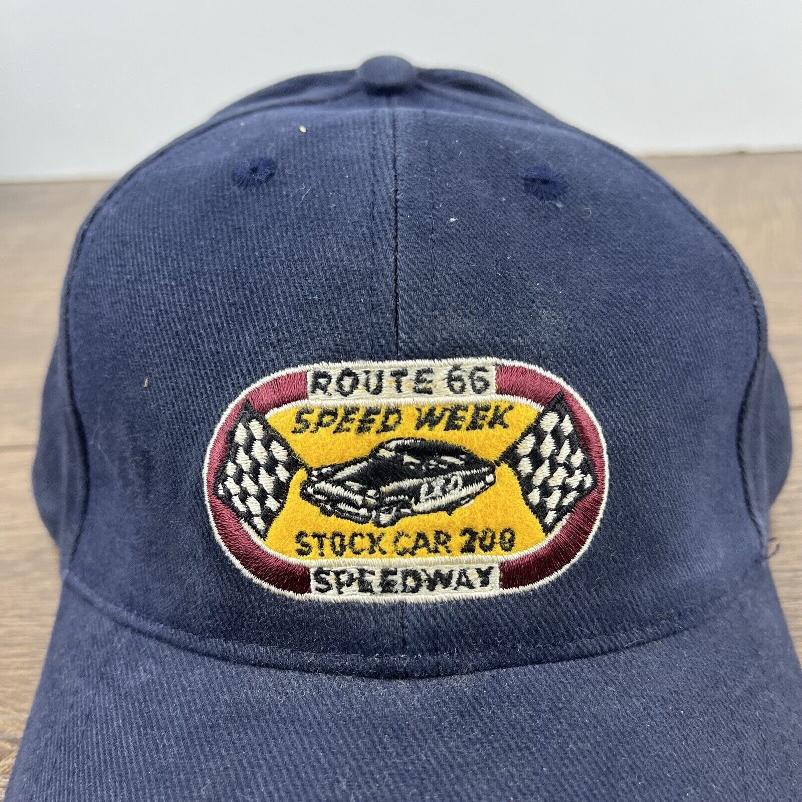 Other Route 66 Speedway Hat Speed Week Hat Blue Cap Adjustable Blu Size ONE SIZE - 7 Thumbnail