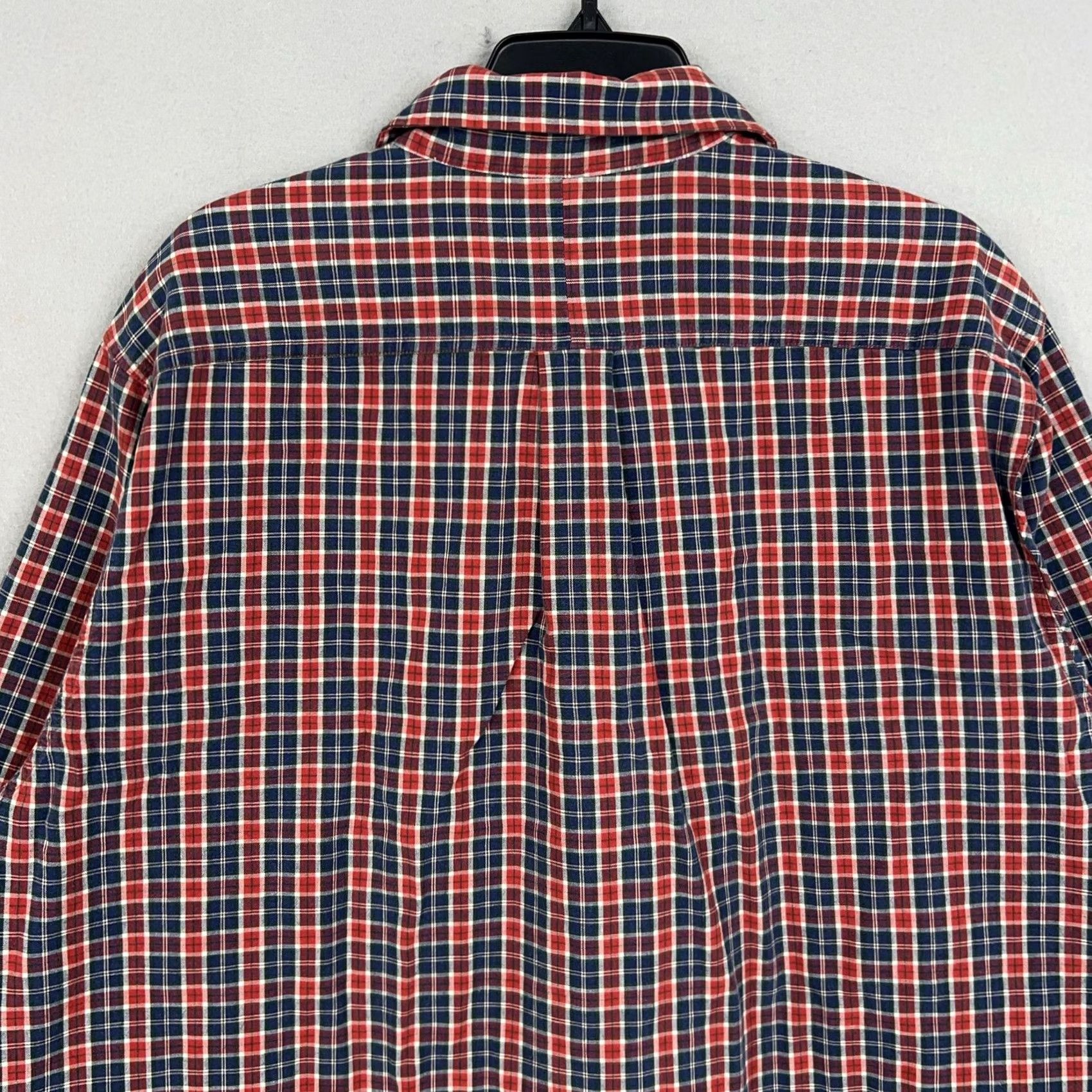 Abercrombie & Fitch VINTAGE Abercrombie & Fitch Shirt Mens M Red Blue Plaid The Big Shirt 90s Button-Down Collared Long Sleeve Cotton Size US M / EU 48-50 / 2 - 6 Thumbnail