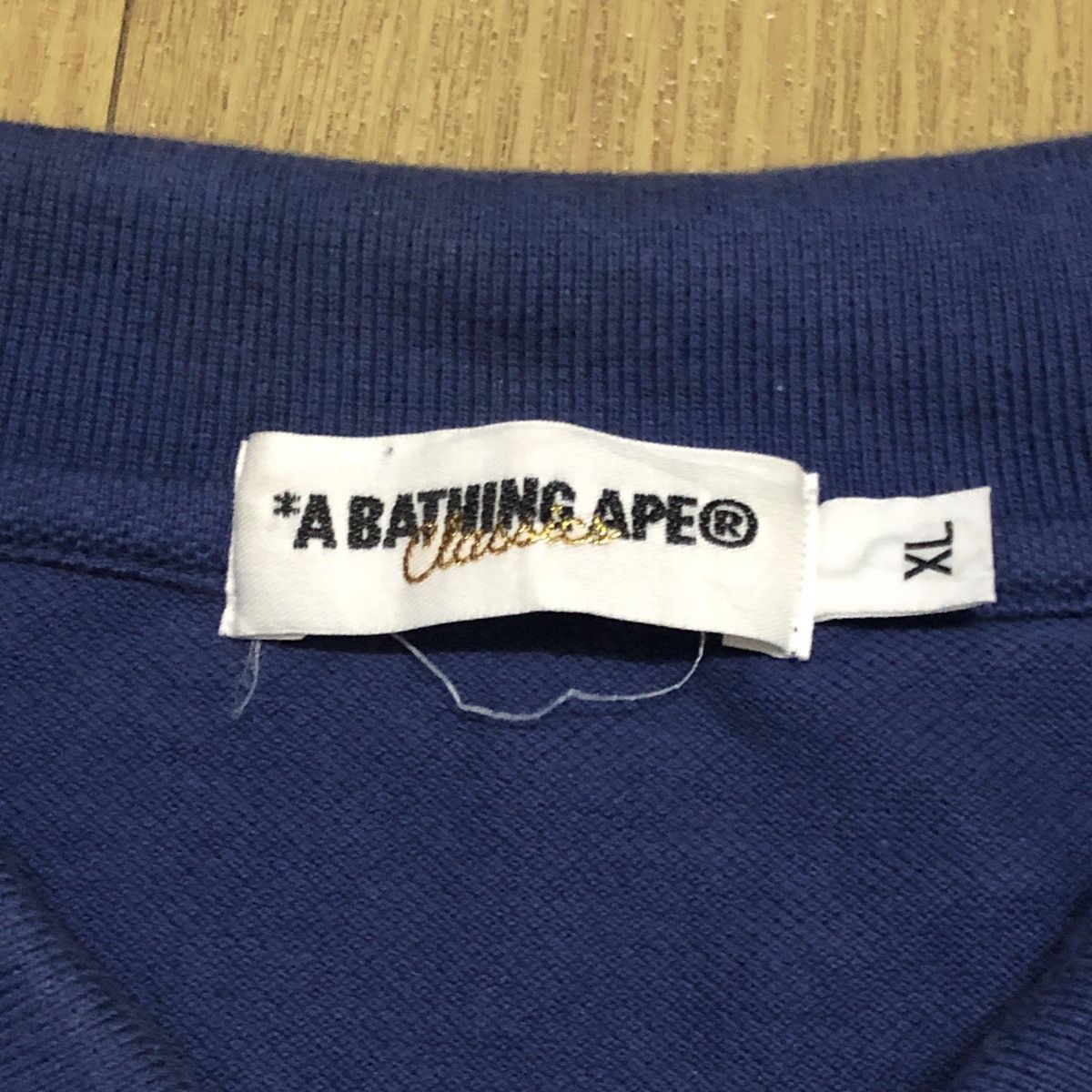 Bape A Bathing Ape Classic Striped Polo Shirts Size US XL / EU 56 / 4 - 4 Thumbnail