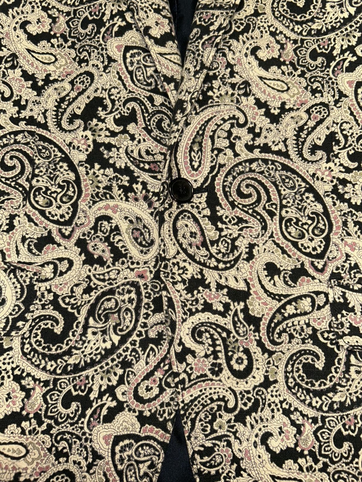 Saint Laurent Paris SS2015 1/1 sample Fractal Paisley Blazer Size 48L - 4 Thumbnail