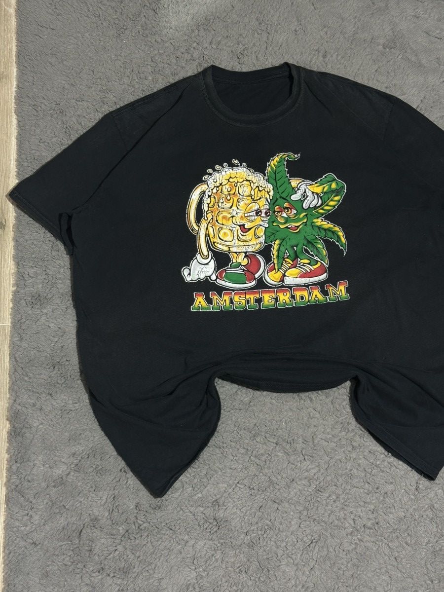 Band Tees Vintage Amsterdam Graphic T-Shirt Size US XL / EU 56 / 4 - 2 Thumbnail