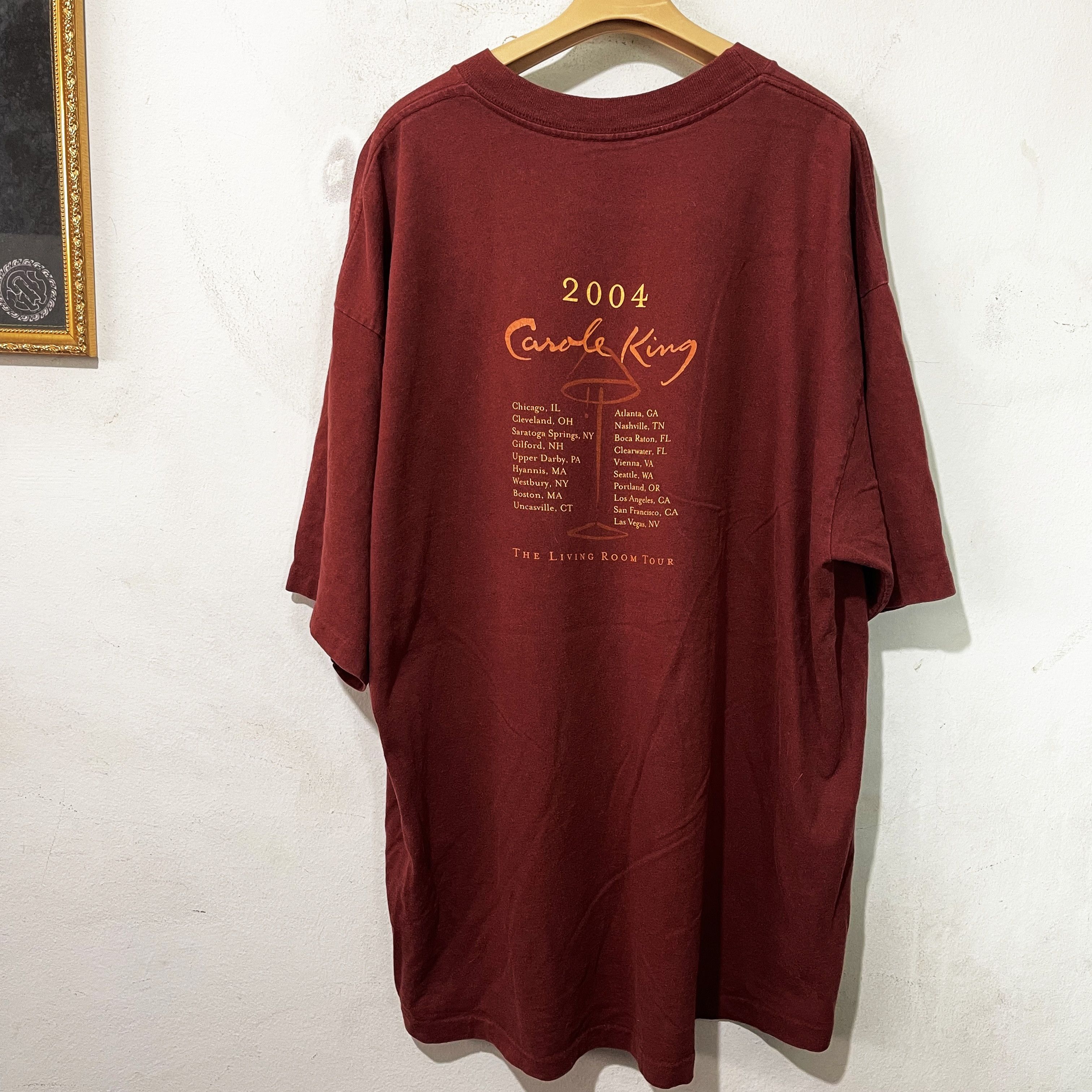 Band Tees Vintage 2004 Carole King The Living Room Tour Shirt Size US XXL / EU 58 / 5 - 3 Thumbnail