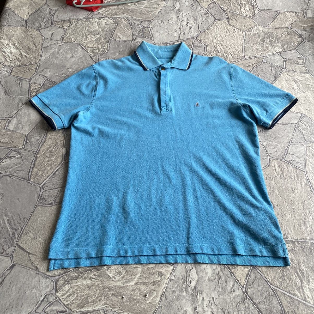 Vivienne Westwood Vivienne Westwood Polo T-Shirt Orb Logo Luxury Size US XL / EU 56 / 4 - 4 Thumbnail